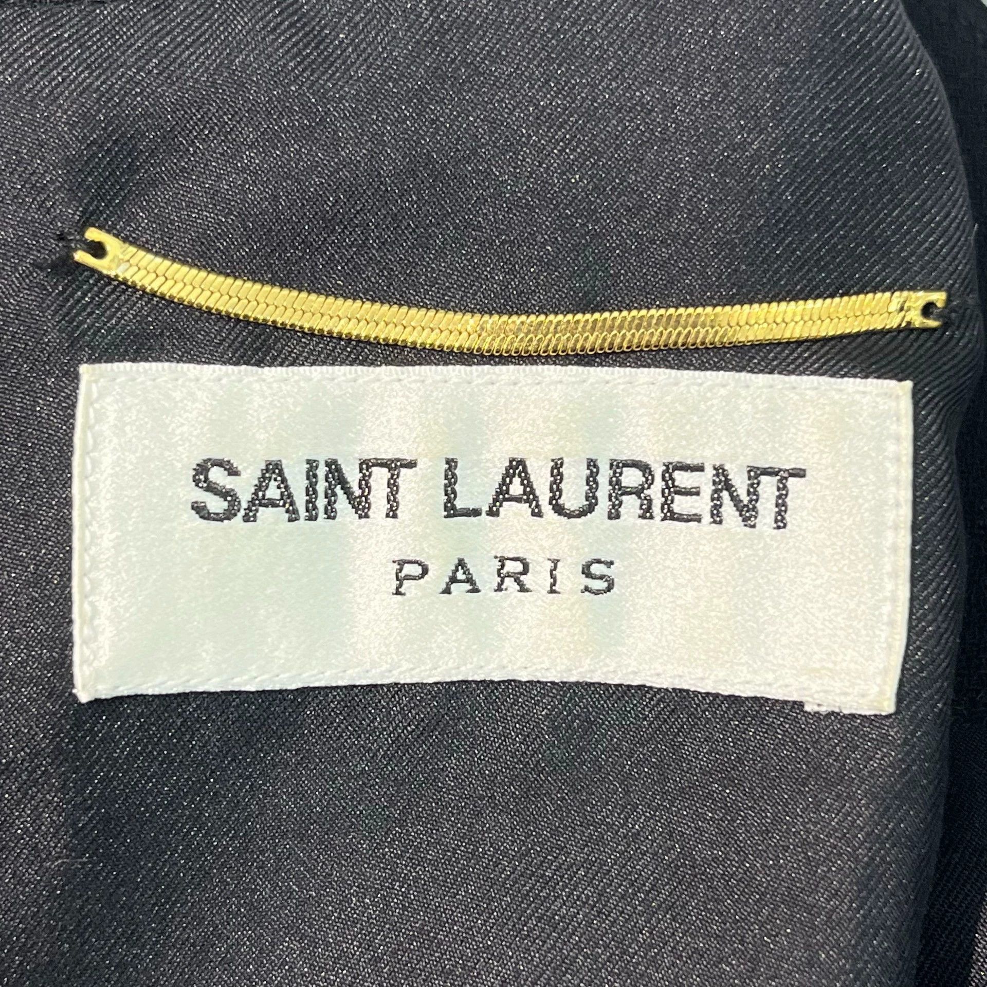 Saint Laurent Paris Saint Laurent Paris Black short sleeved dress Size US 36 / EU 52 - 5 Thumbnail