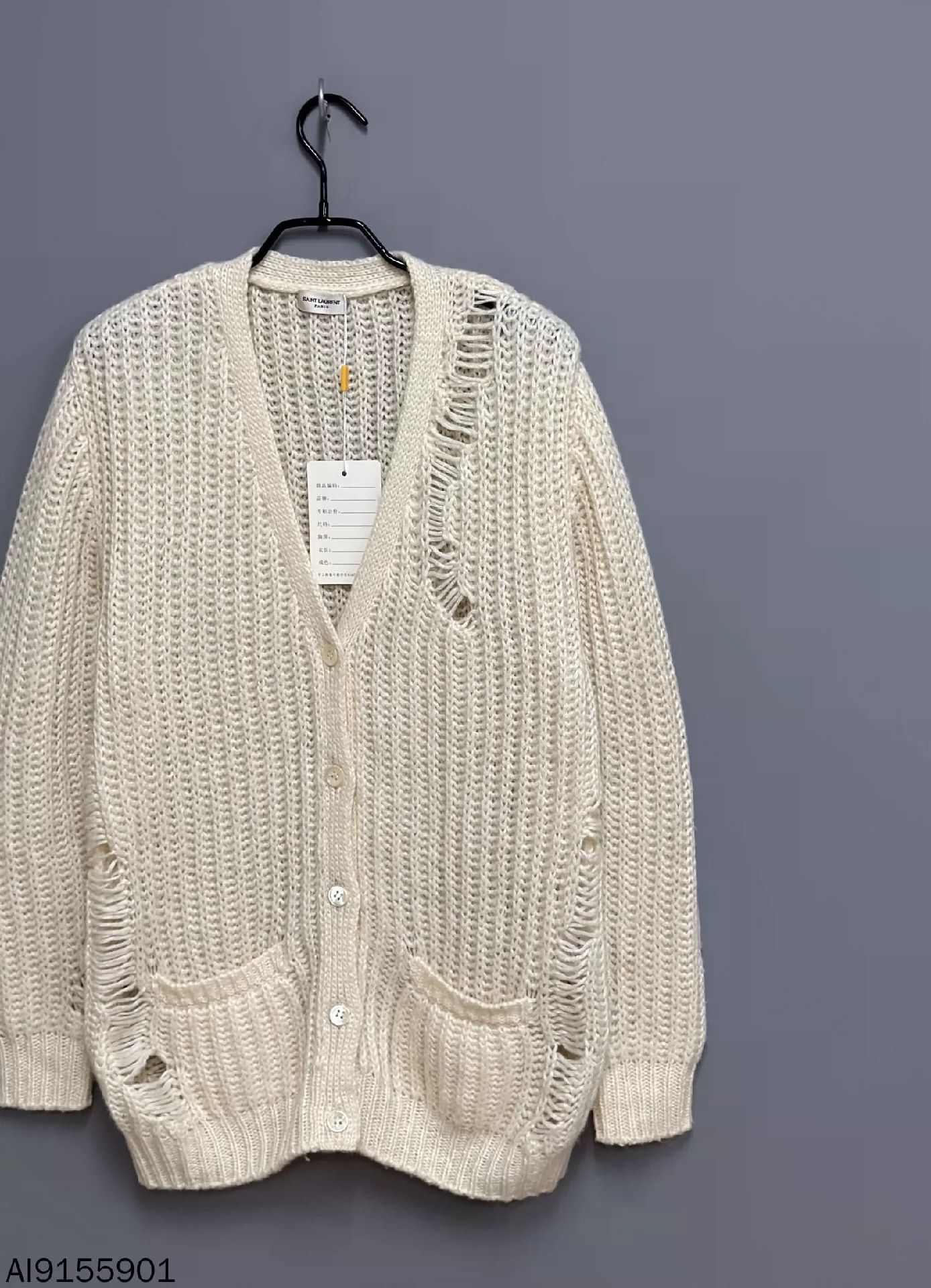 Saint Laurent Paris Saint Laurent Paris Knitted sweater cardigan Size US XS / EU 42 / 0 - 2 Thumbnail