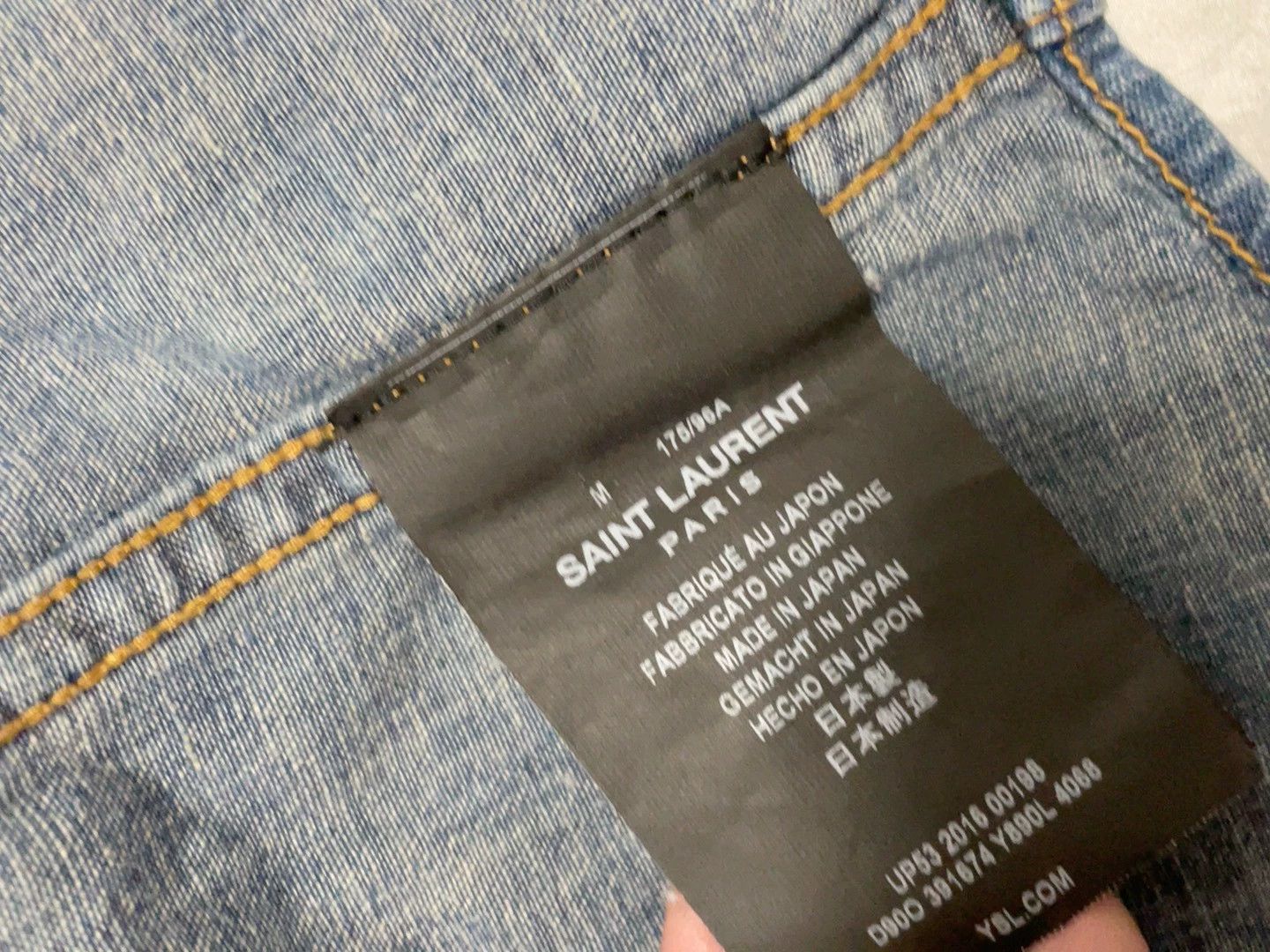 Saint Laurent Paris Saint Laurent Paris Classic denim shirt Size US M / EU 48-50 / 2 - 3 Thumbnail