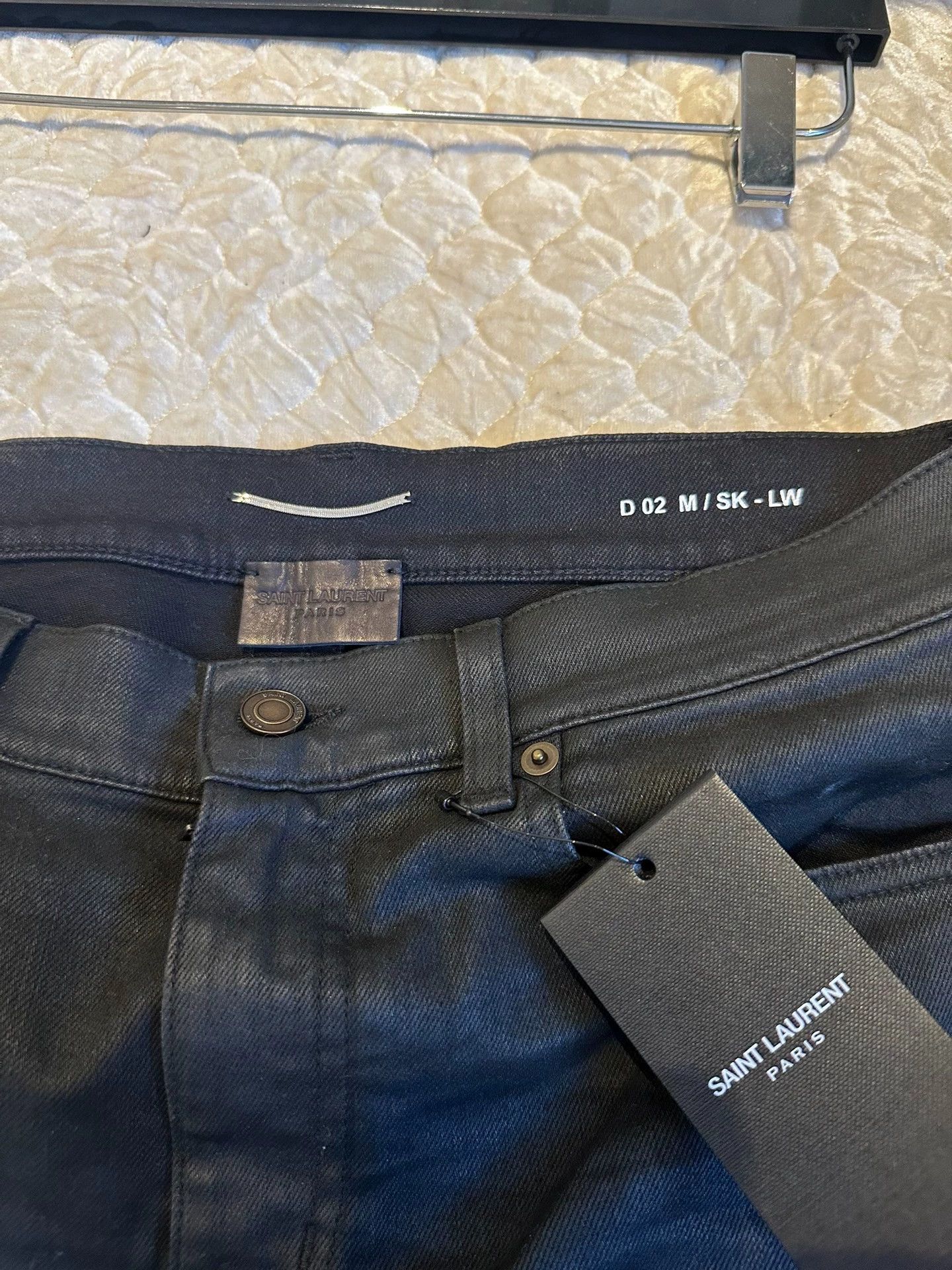 Saint Laurent Paris Saint Laurent Paris D02 Black Basic Jeans Size US 32 / EU 48 - 5 Thumbnail