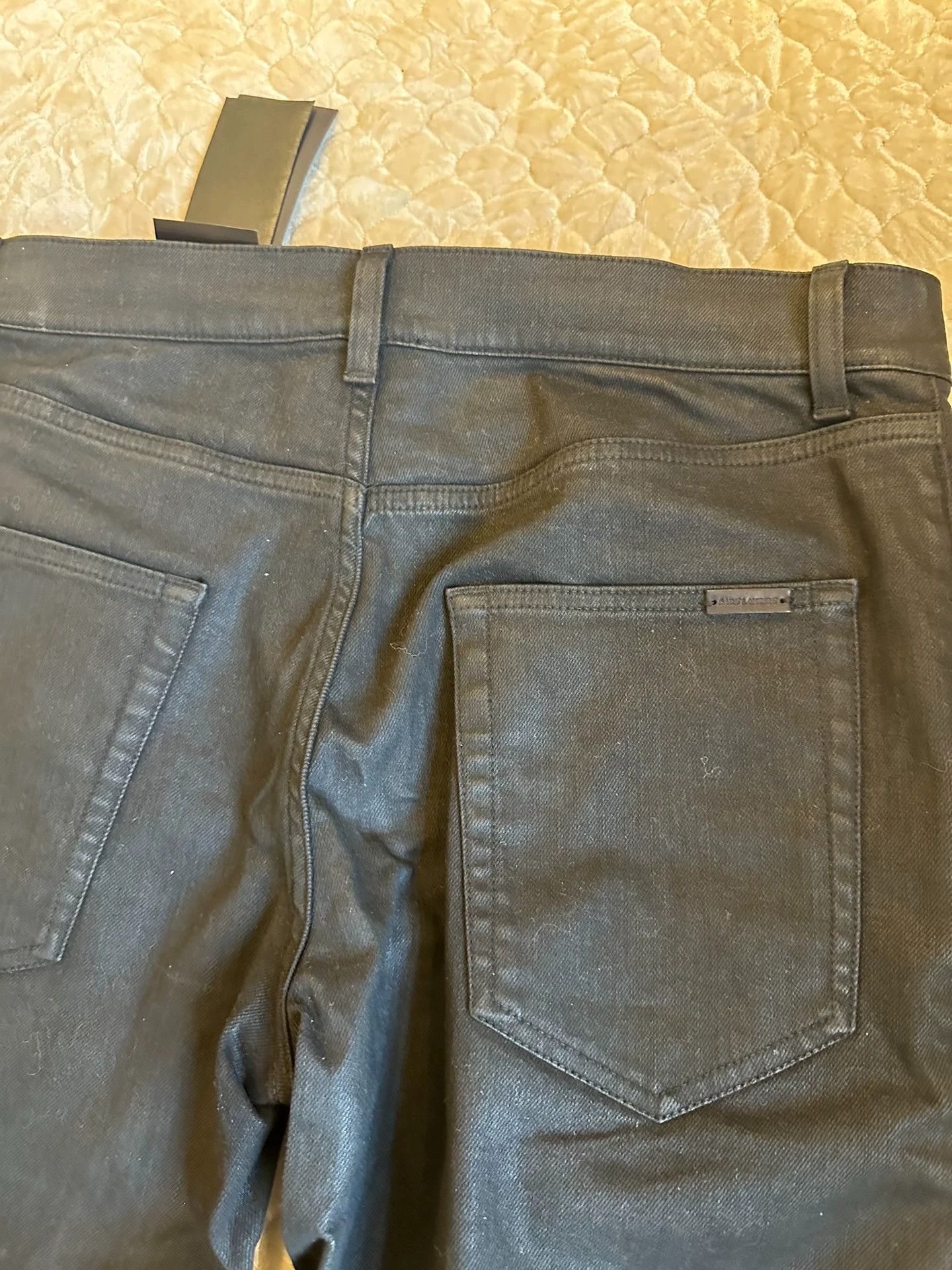 Saint Laurent Paris Saint Laurent Paris D02 Black Basic Jeans Size US 32 / EU 48 - 6 Thumbnail