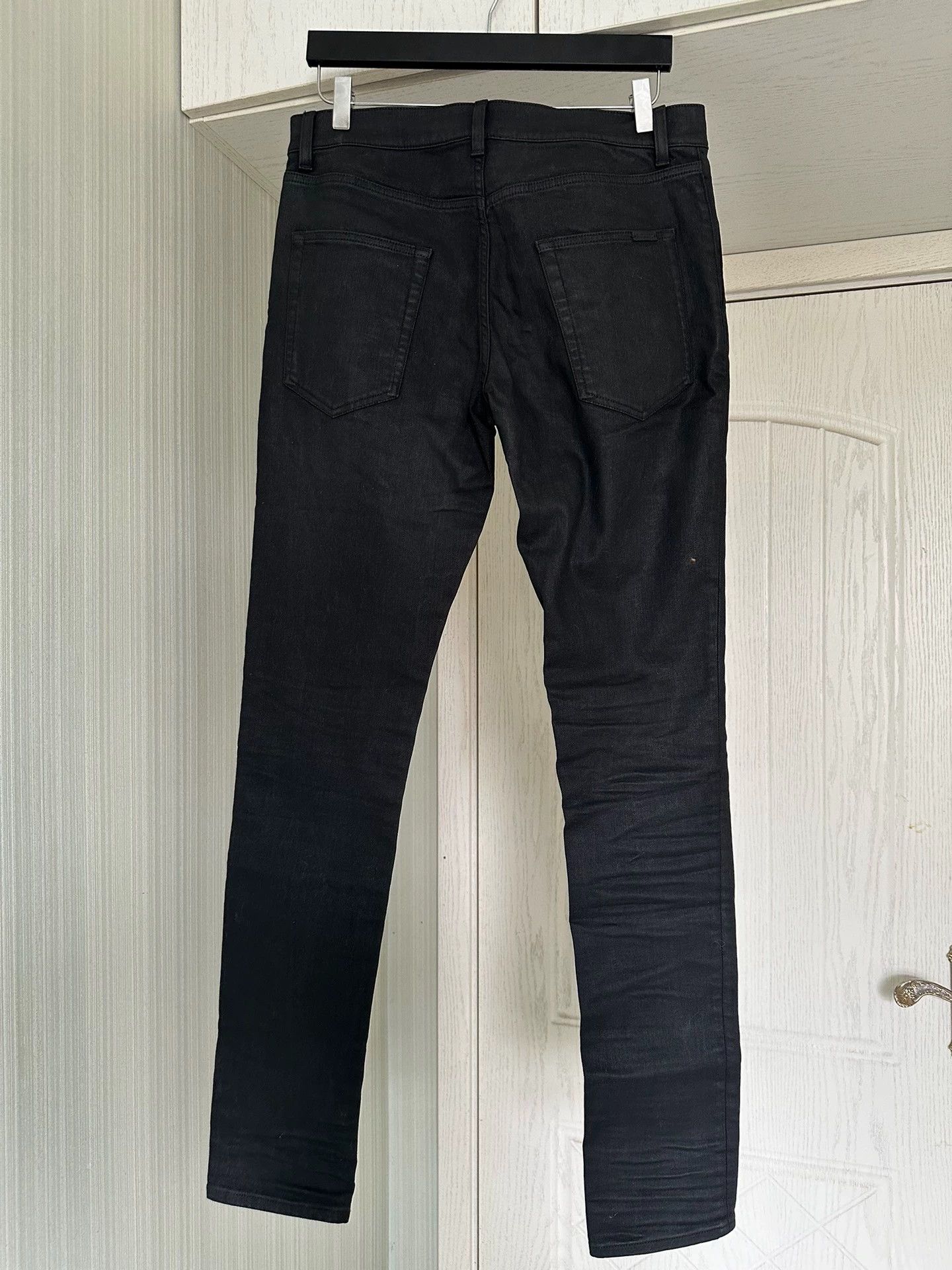 Saint Laurent Paris Saint Laurent Paris D02 Black Basic Jeans Size US 32 / EU 48 - 2 Thumbnail