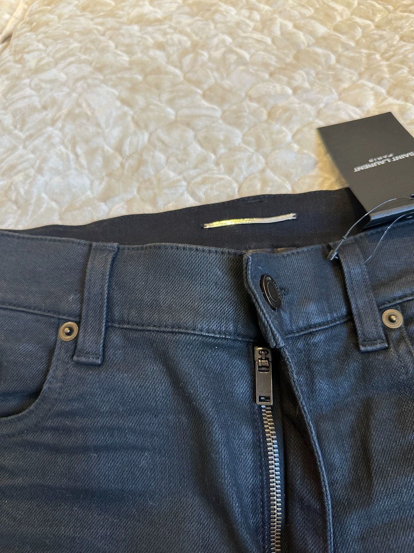 Saint Laurent Paris Saint Laurent Paris D02 Black Basic Jeans Size US 32 / EU 48 - 7 Thumbnail
