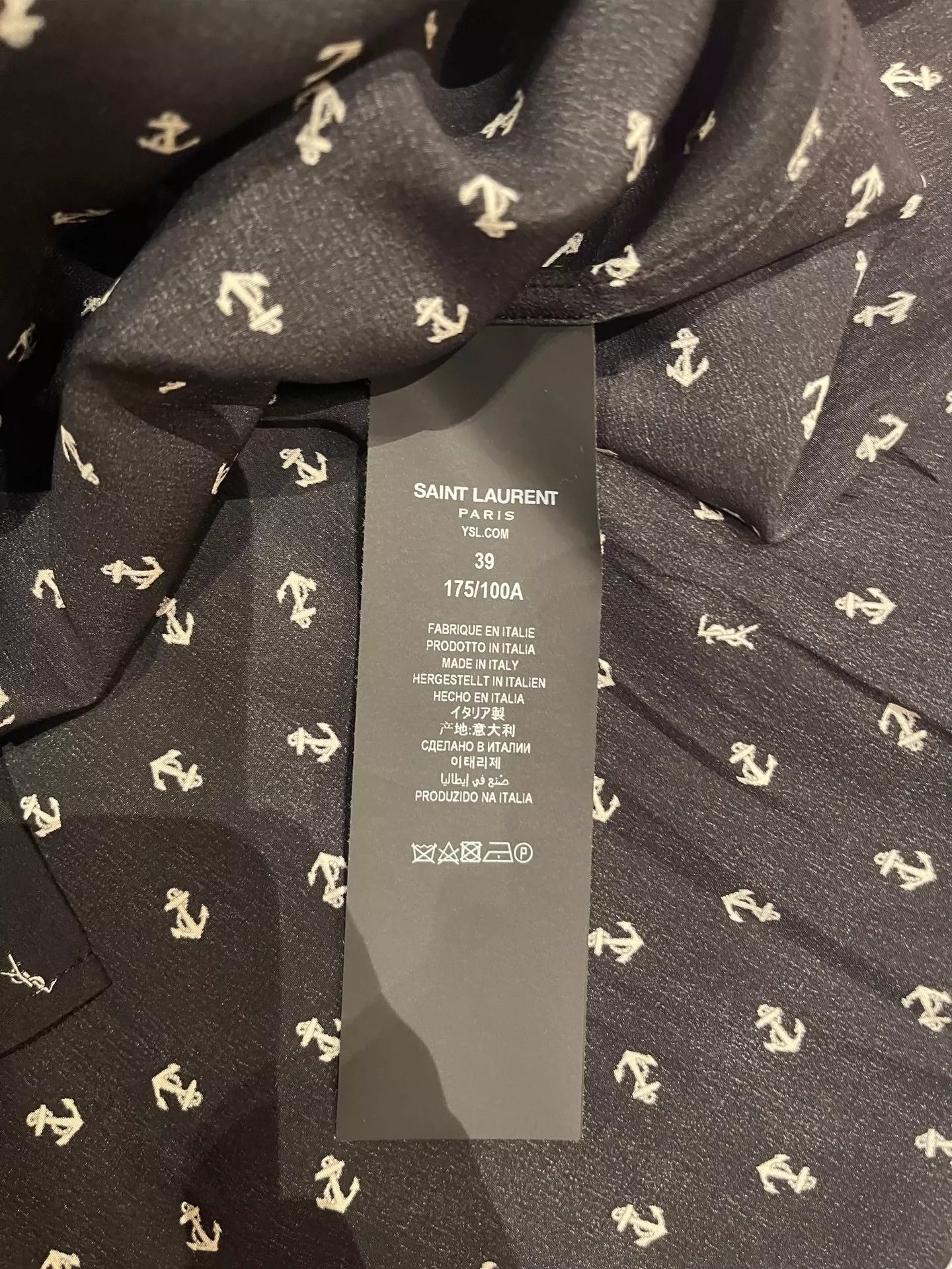 Saint Laurent Paris Saint Laurent Paris Anchor shirt Size US XS / EU 42 / 0 - 3 Thumbnail