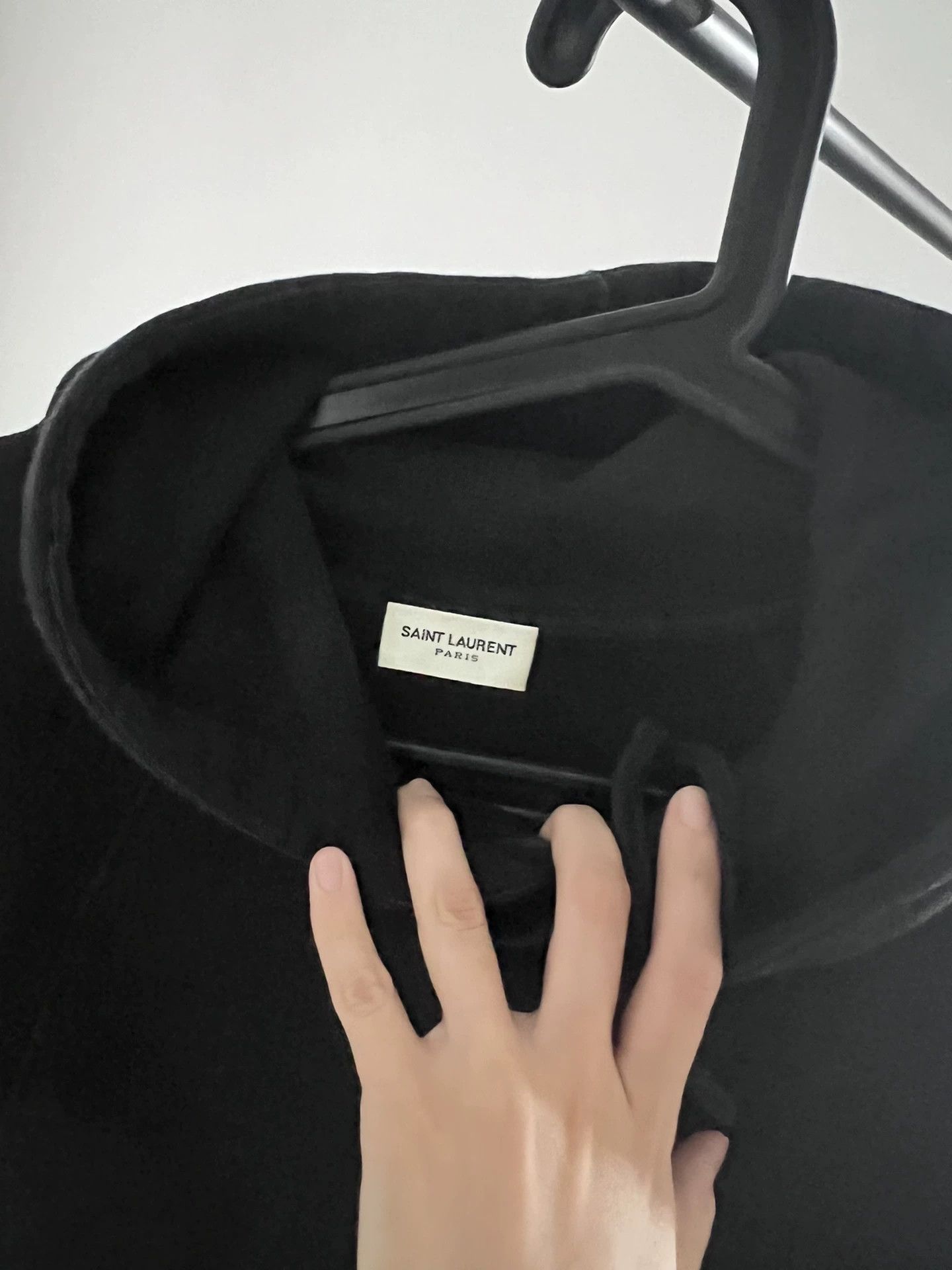 Saint Laurent Paris Saint Laurent Paris Black hooded sweatshirt Size US XS / EU 42 / 0 - 2 Thumbnail