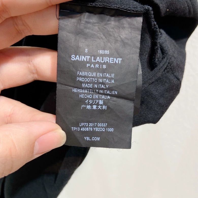 Saint Laurent Paris Saint Laurent Paris Basic logo short sleeved shirt Size US S / EU 44-46 / 1 - 8 Thumbnail