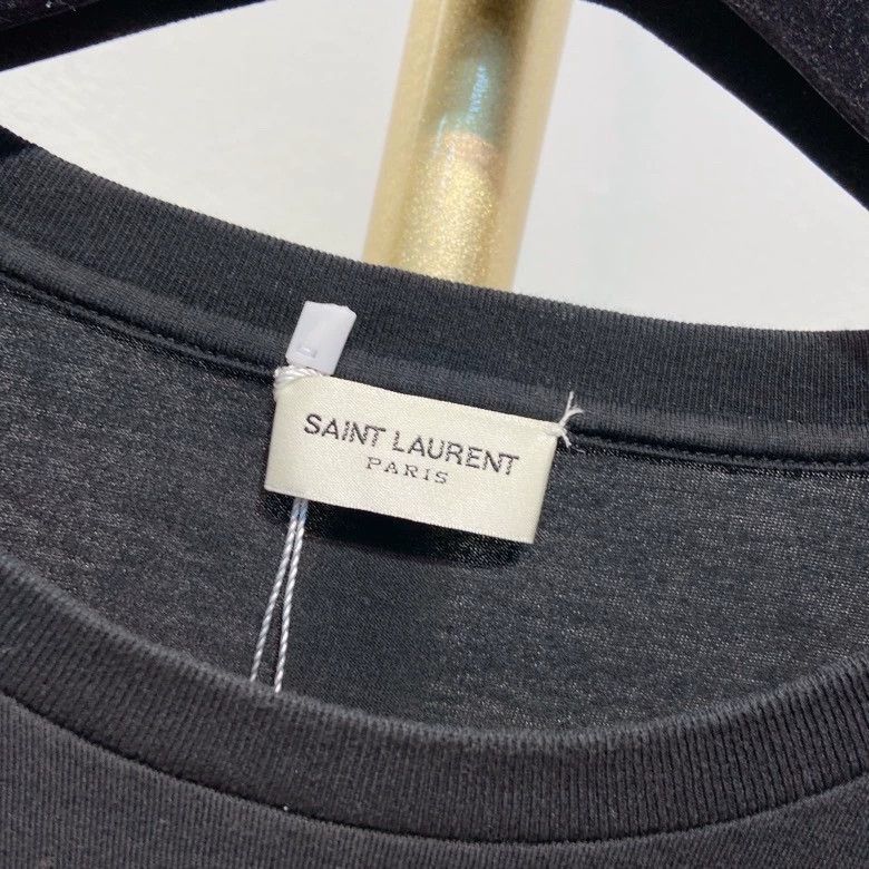Saint Laurent Paris Saint Laurent Paris Basic logo short sleeved shirt Size US S / EU 44-46 / 1 - 4 Thumbnail