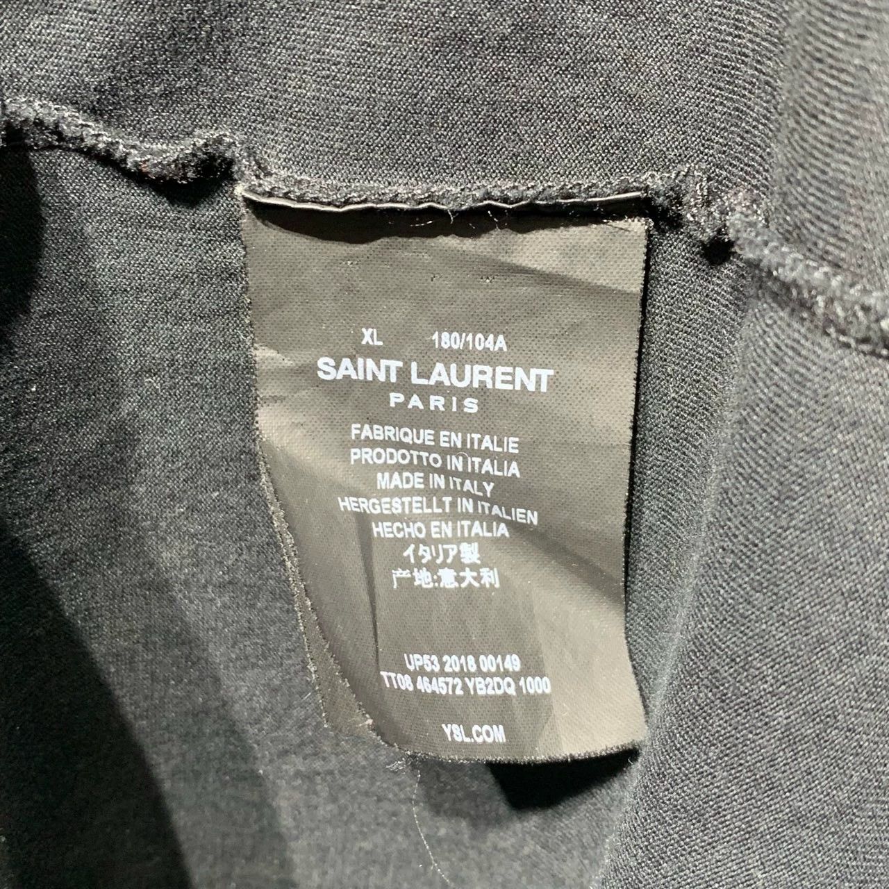 Saint Laurent Paris Saint Laurent Paris Basic logo short sleeved shirt Size US XL / EU 56 / 4 - 4 Thumbnail