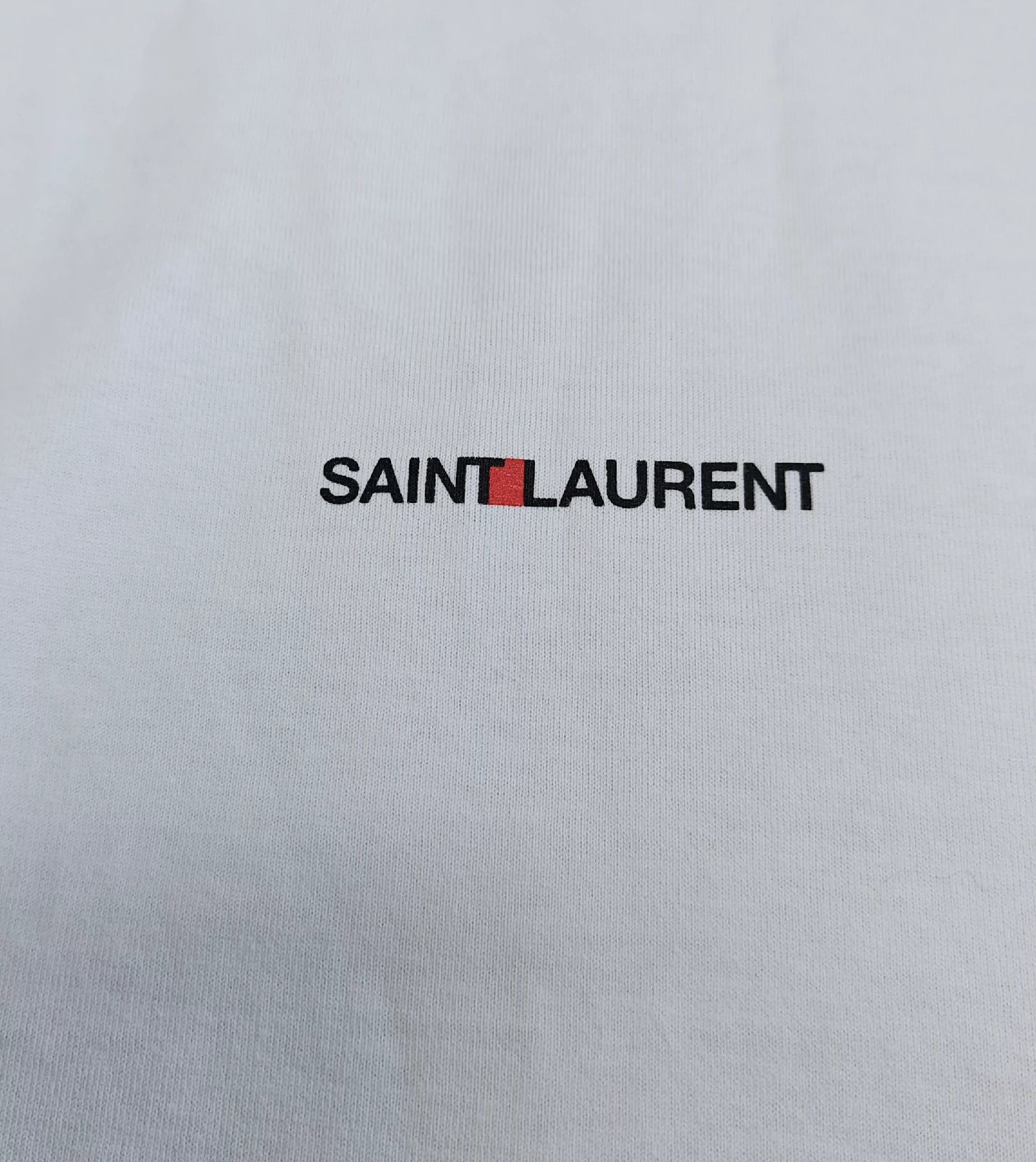 Saint Laurent Paris Saint Laurent Paris Basic logo short sleeved shirt Size US XL / EU 56 / 4 - 3 Thumbnail