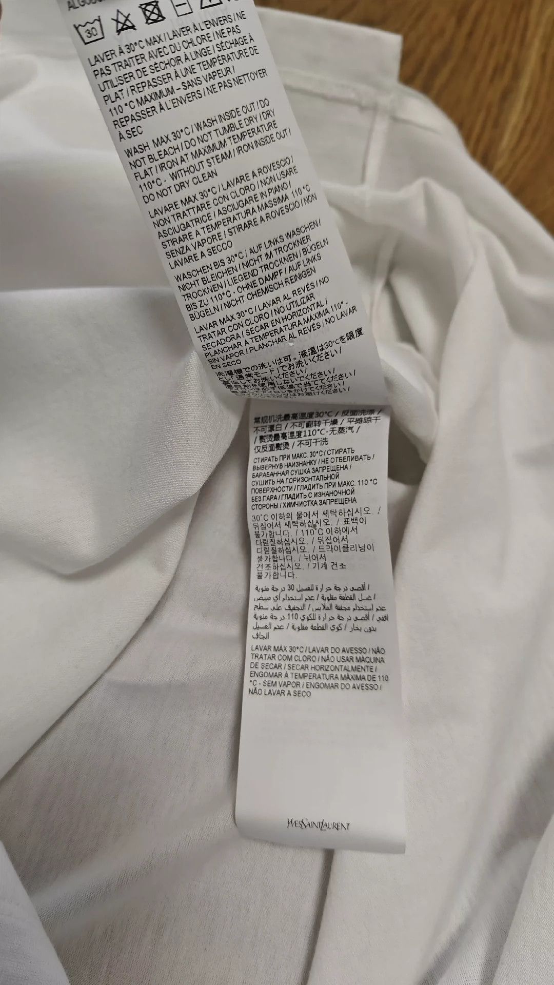 Saint Laurent Paris Saint Laurent Paris Basic logo short sleeved shirt Size US XL / EU 56 / 4 - 5 Thumbnail