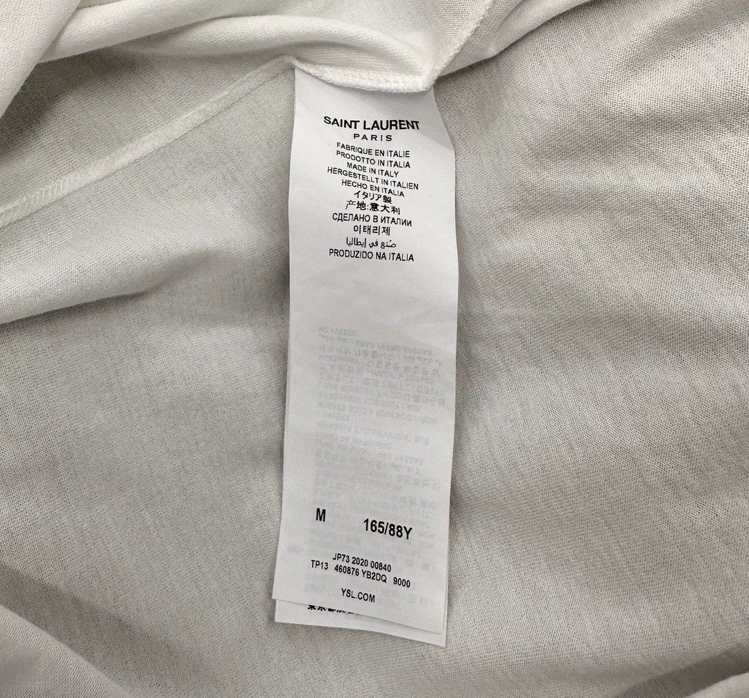 Saint Laurent Paris Saint Laurent Paris Basic logo short sleeved shirt Size US M / EU 48-50 / 2 - 6 Thumbnail