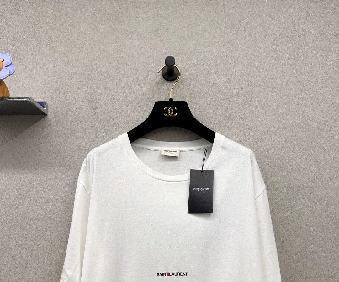 Saint Laurent Paris Saint Laurent Paris Basic logo short sleeved shirt Size US M / EU 48-50 / 2 - 4 Thumbnail