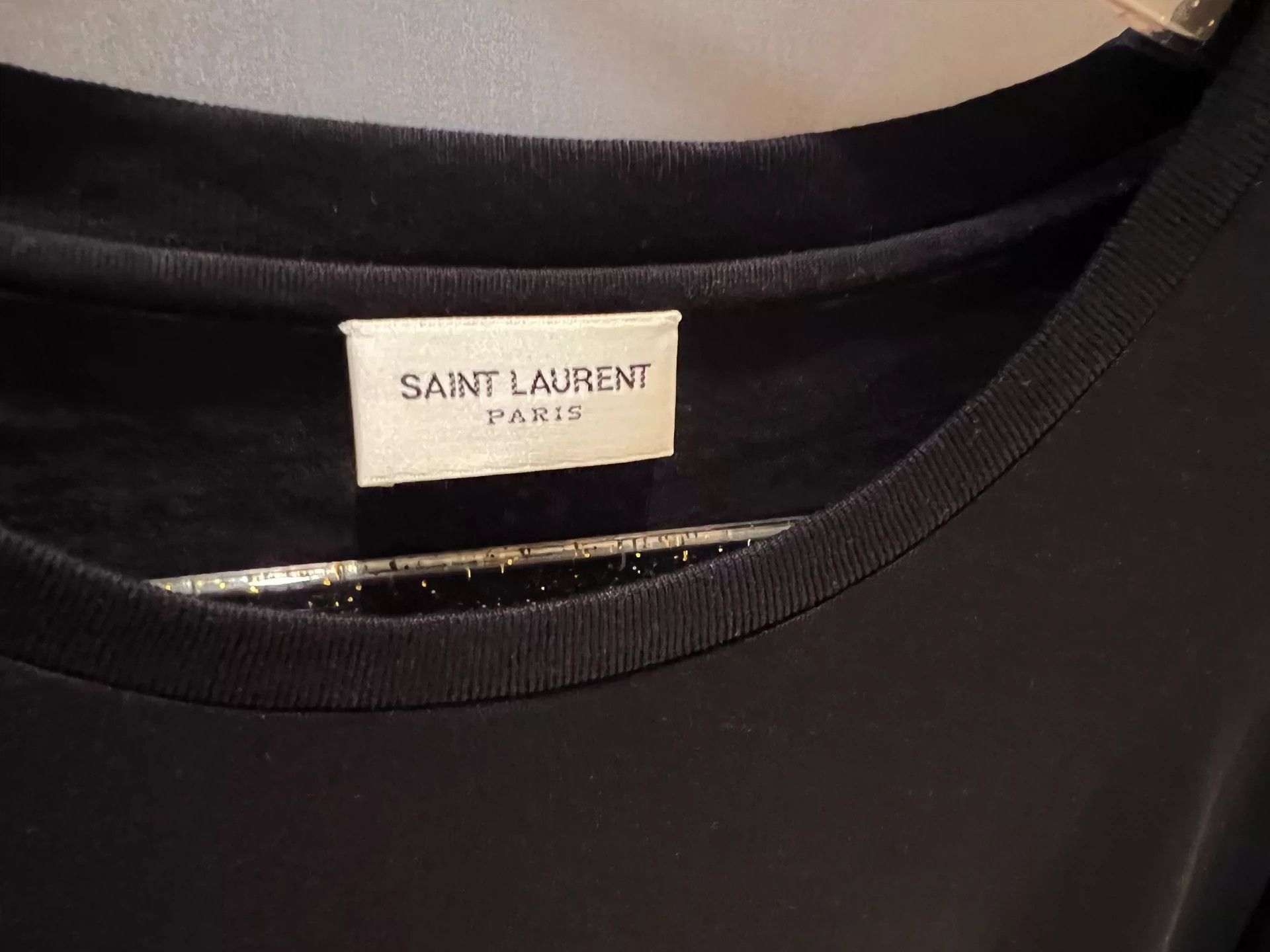 Saint Laurent Paris Saint Laurent Paris Basic logo short sleeved shirt Size US XS / EU 42 / 0 - 3 Thumbnail