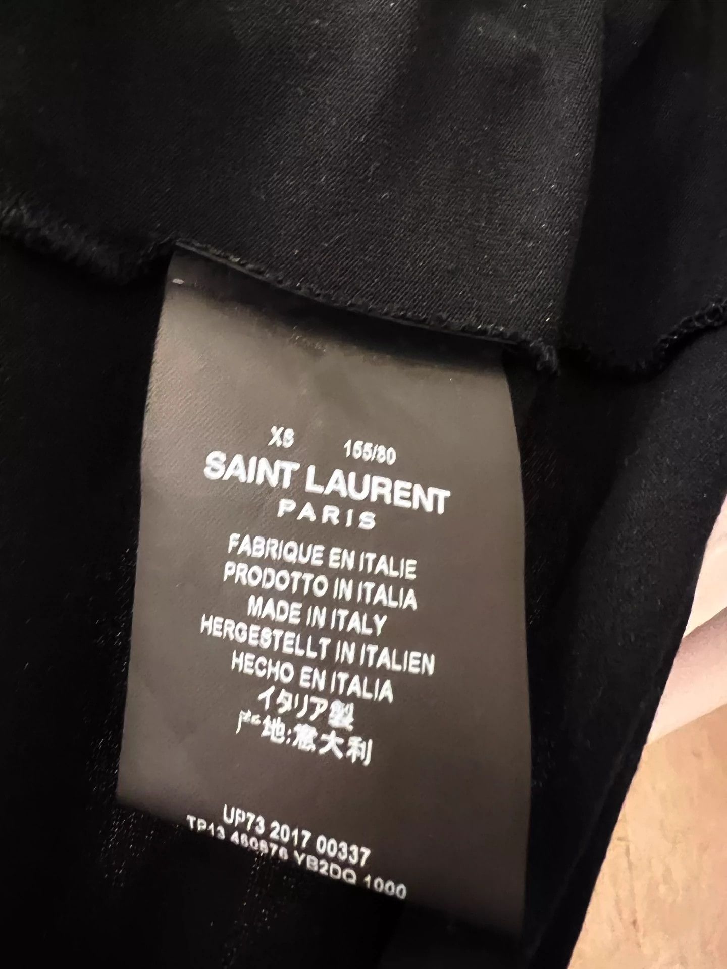 Saint Laurent Paris Saint Laurent Paris Basic logo short sleeved shirt Size US XS / EU 42 / 0 - 2 Thumbnail
