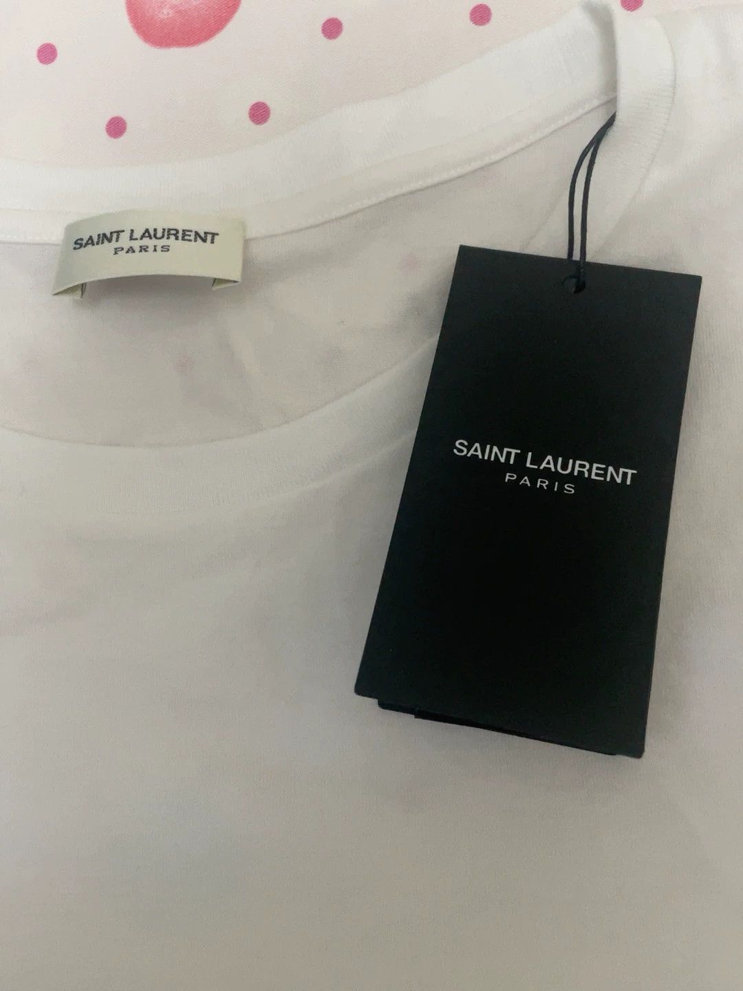 Saint Laurent Paris Saint Laurent Paris Basic logo short sleeved shirt Size US XL / EU 56 / 4 - 2 Thumbnail