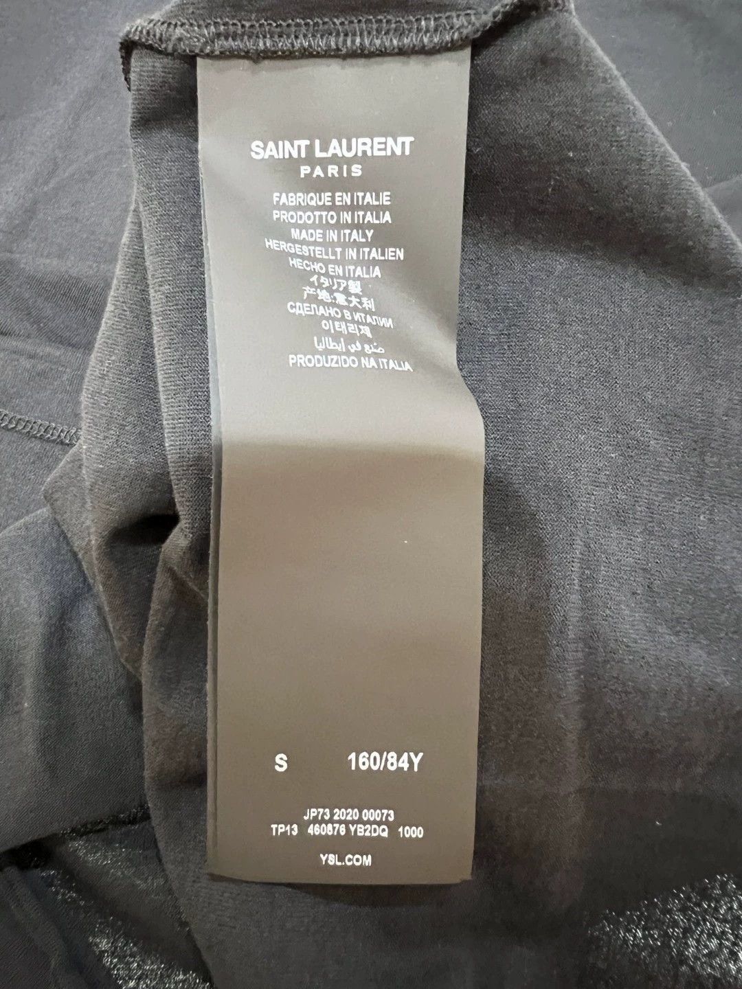 Saint Laurent Paris Saint Laurent Paris Basic logo short sleeved shirt Size US S / EU 44-46 / 1 - 8 Thumbnail