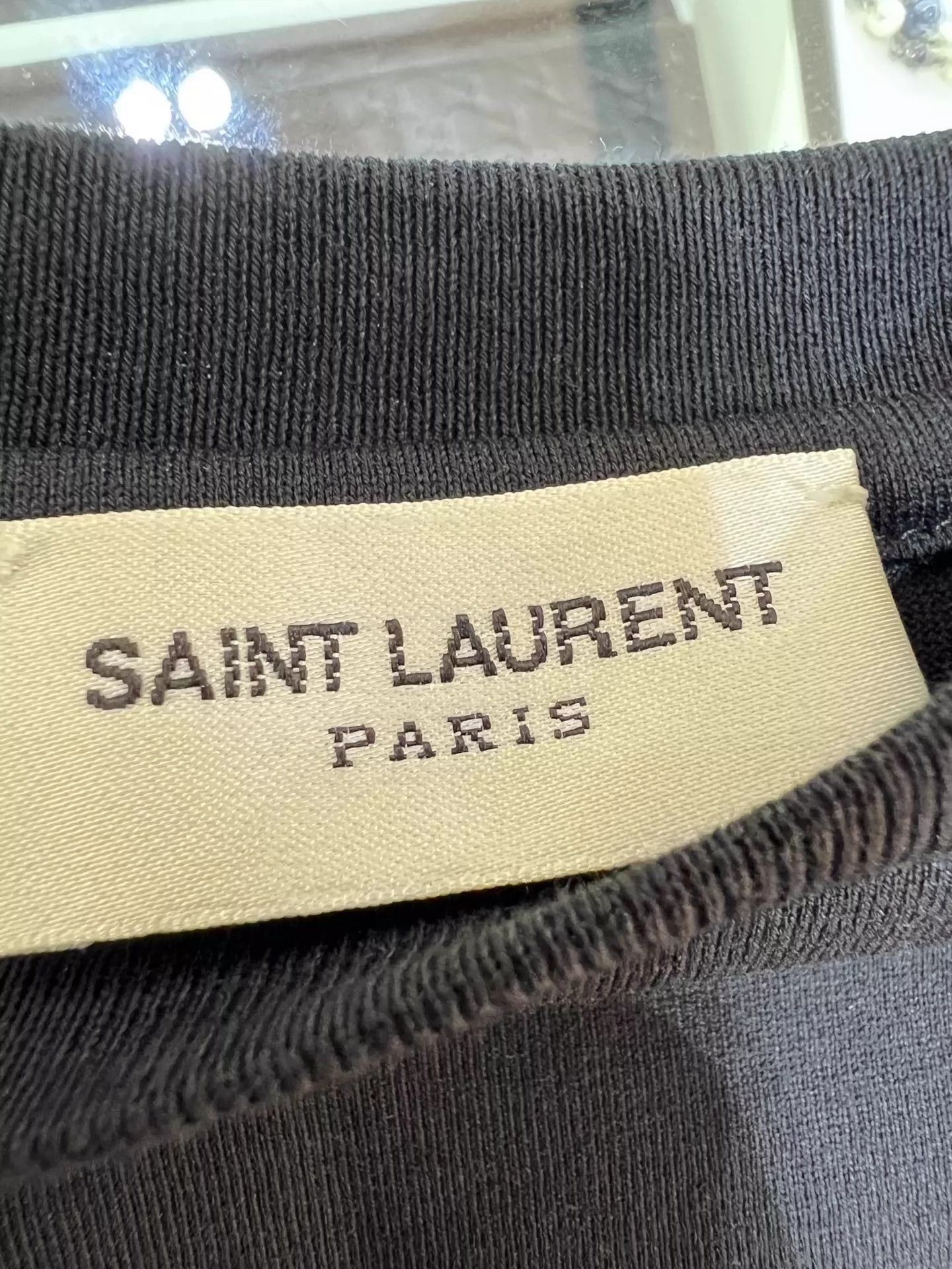 Saint Laurent Paris Saint Laurent Paris Basic logo short sleeved shirt Size US S / EU 44-46 / 1 - 4 Thumbnail