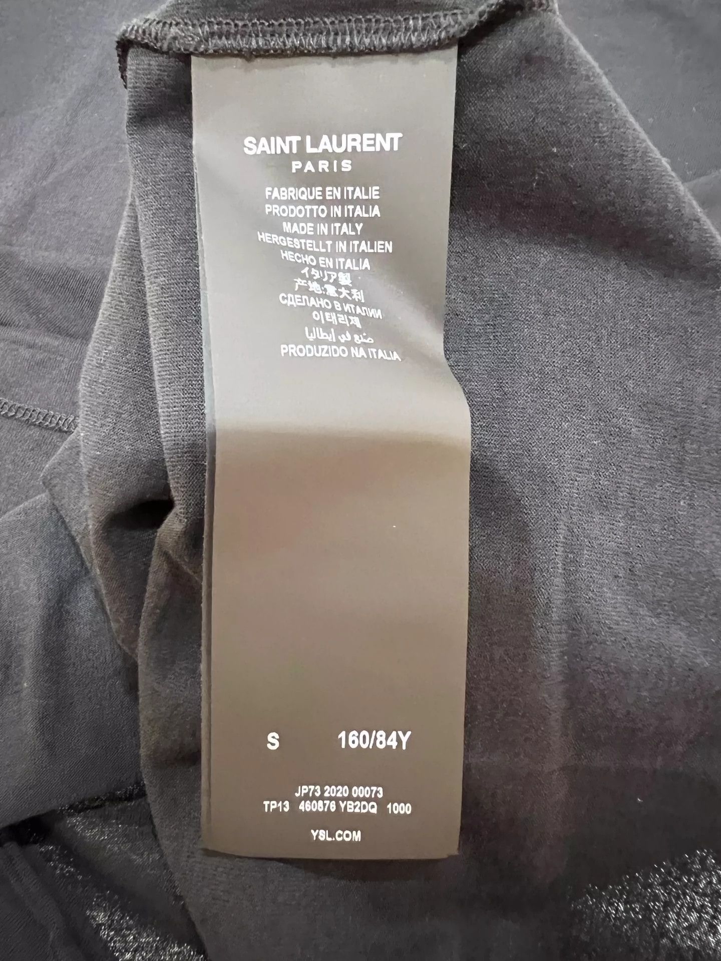Saint Laurent Paris Saint Laurent Paris Basic logo short sleeved shirt Size US S / EU 44-46 / 1 - 8 Thumbnail