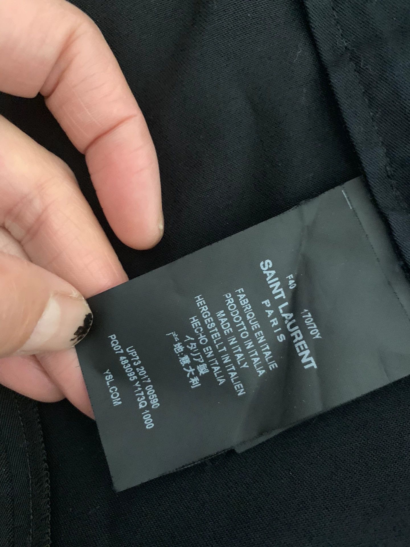 Saint Laurent Paris Saint Laurent Paris Classic black shorts Size US 40 / EU 56 - 4 Thumbnail