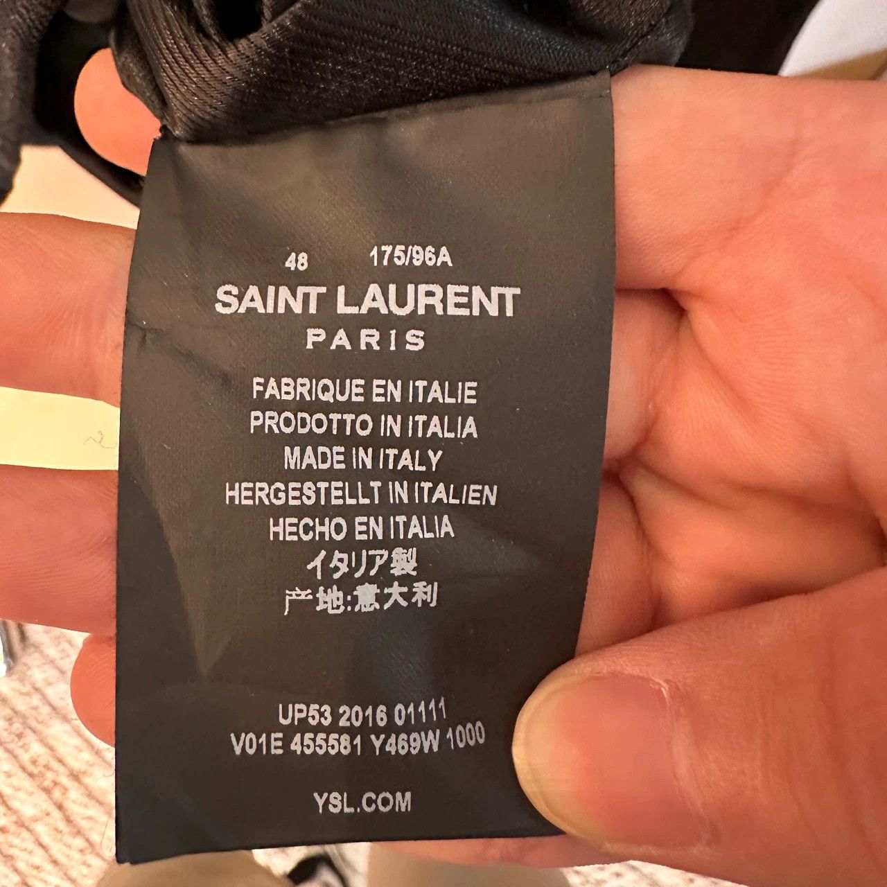 Saint Laurent Paris Saint Laurent Paris Sparkling pink rhinestone jacket Size US M / EU 48-50 / 2 - 5 Thumbnail