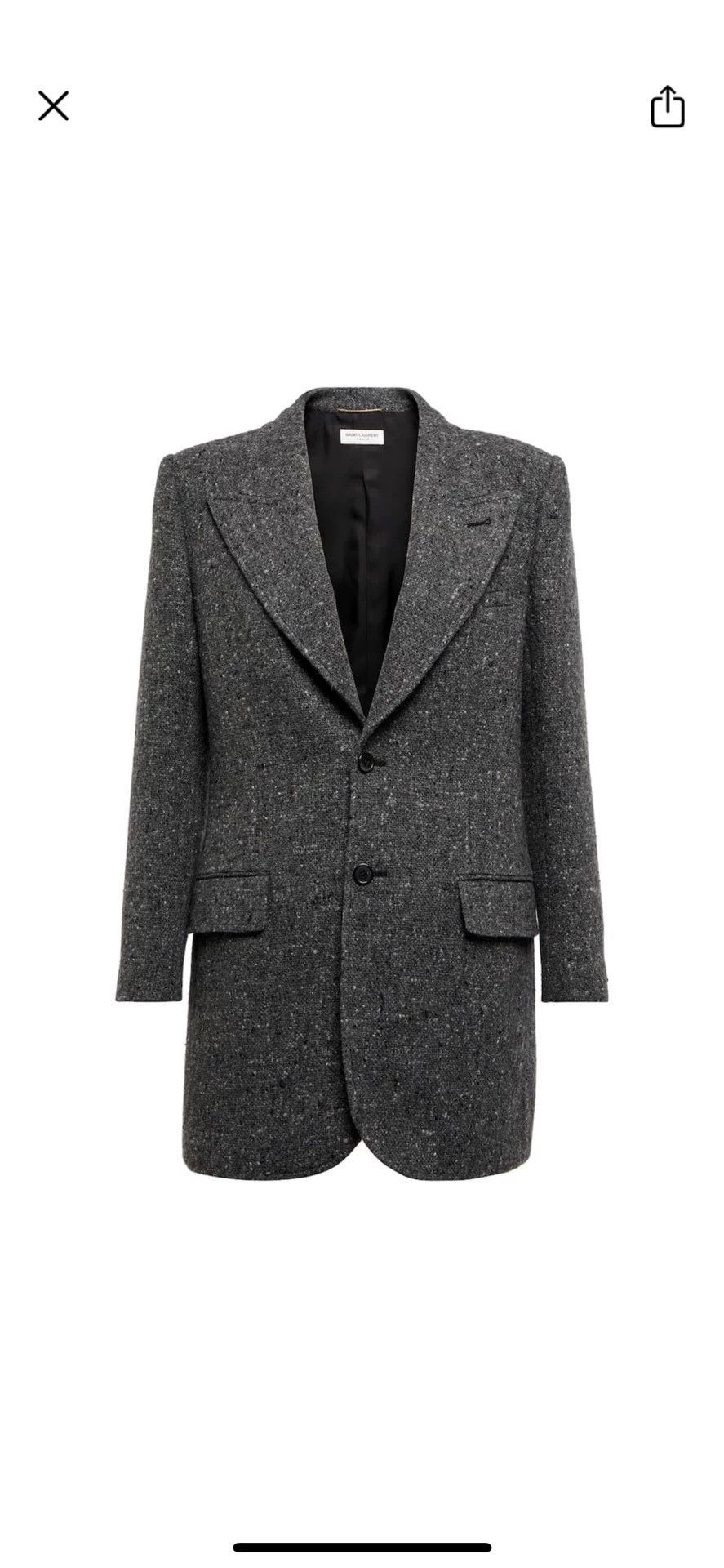 Saint Laurent Paris Saint Laurent Paris Wool suit jacket Size US XS / EU 42 / 0 - 2 Thumbnail