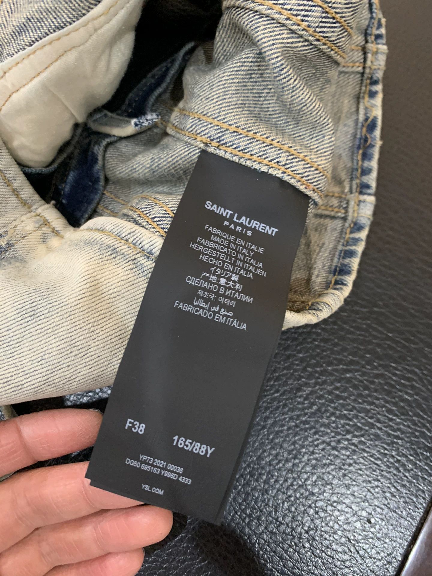 Saint Laurent Paris Saint Laurent Paris Light blue denim vest Size US XS / EU 42 / 0 - 5 Thumbnail
