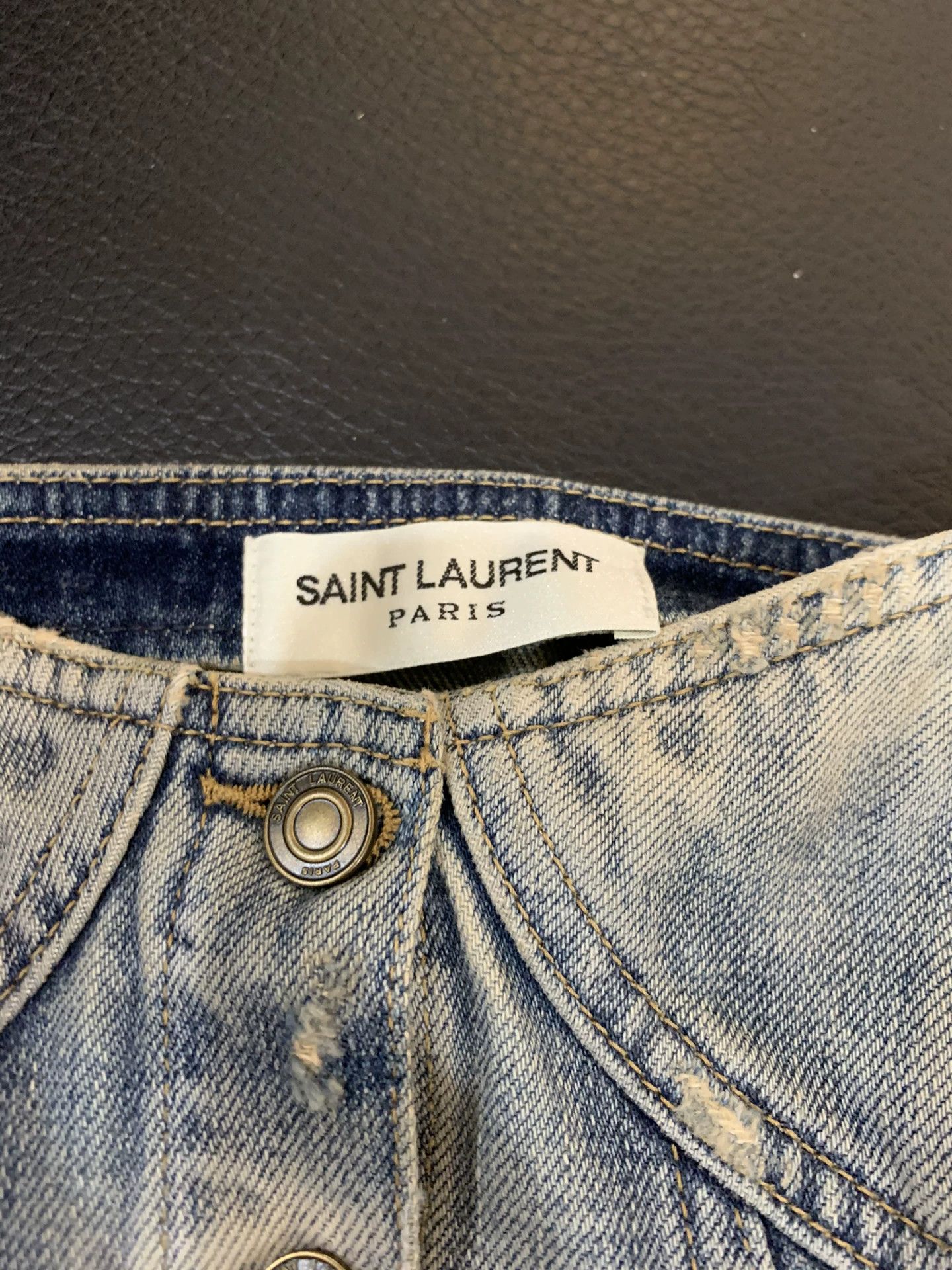 Saint Laurent Paris Saint Laurent Paris Light blue denim vest Size US XS / EU 42 / 0 - 2 Thumbnail