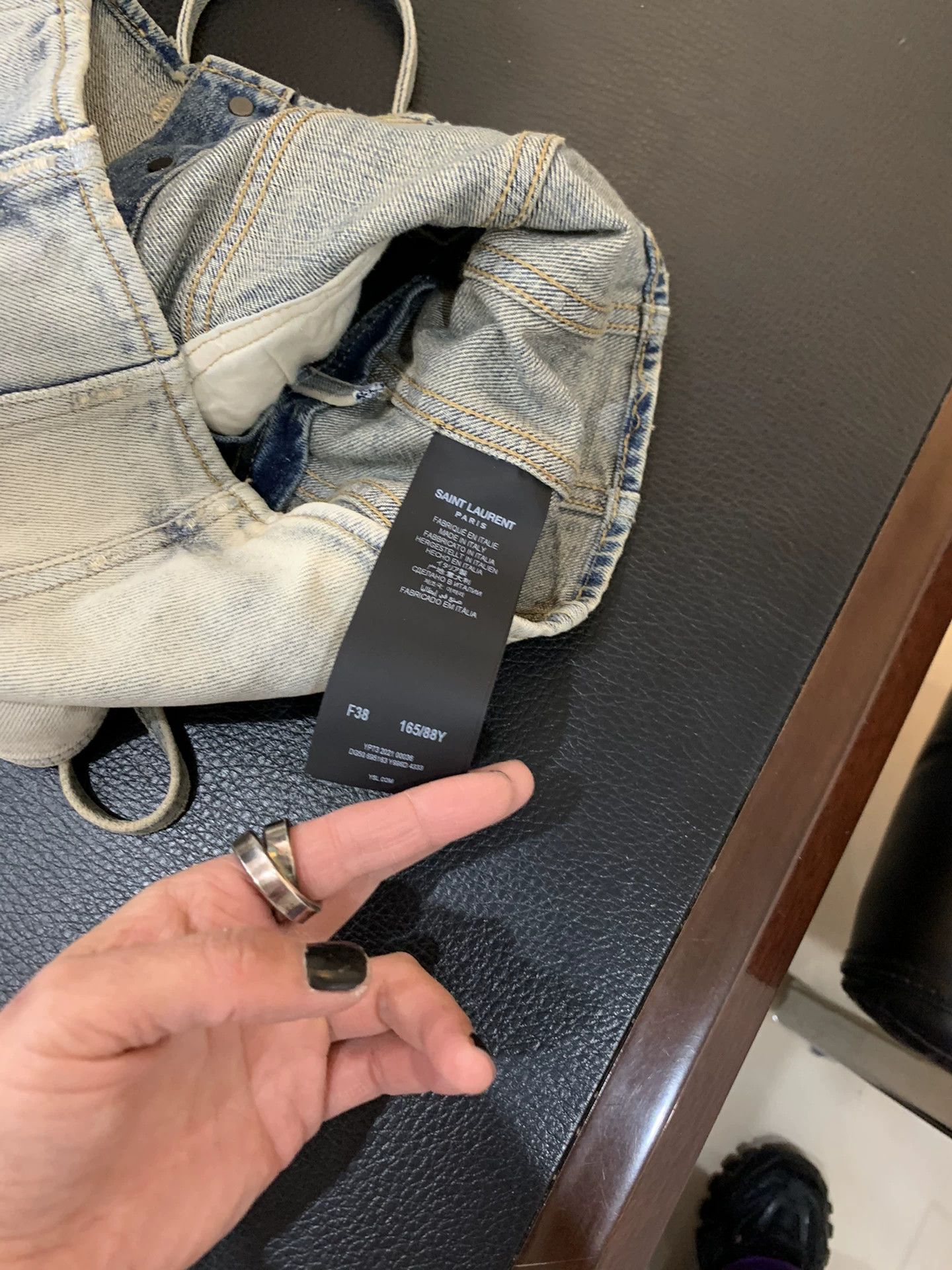 Saint Laurent Paris Saint Laurent Paris Light blue denim vest Size US XS / EU 42 / 0 - 6 Thumbnail