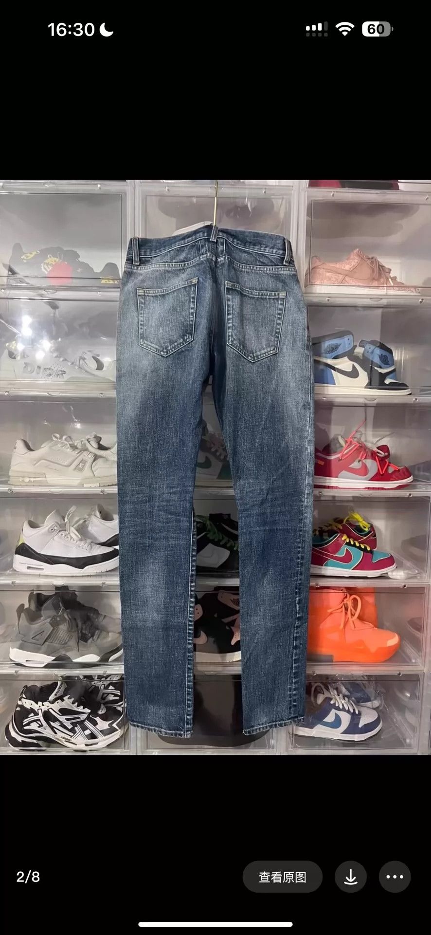 Saint Laurent Paris Saint Laurent Paris D02 Knife Cutting Jeans Size US 30 / EU 46 - 2 Thumbnail