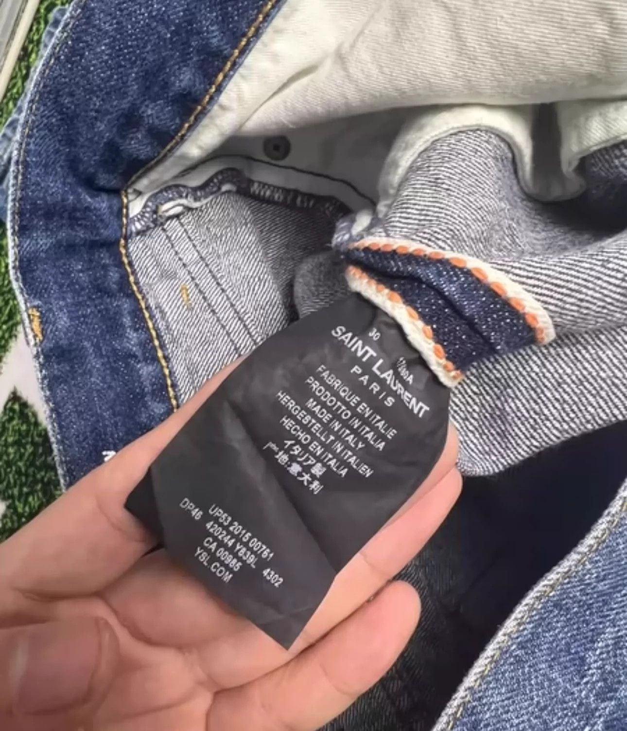 Saint Laurent Paris Saint Laurent Paris D02 Knife Cutting Jeans Size US 30 / EU 46 - 6 Thumbnail