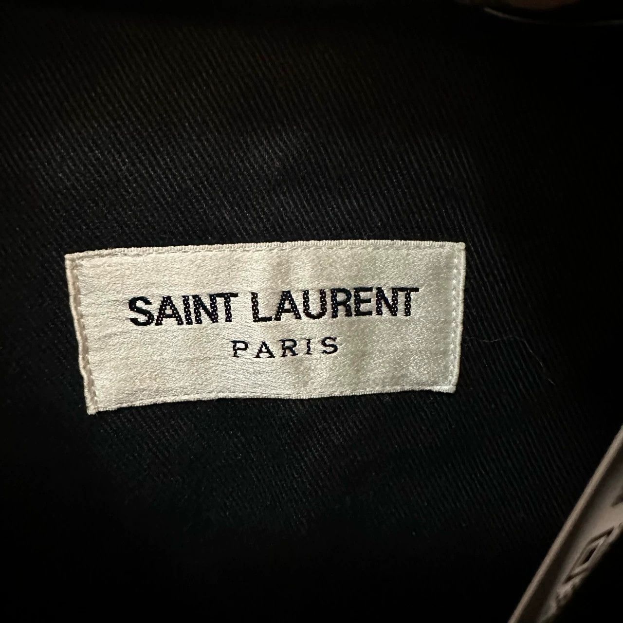 Saint Laurent Paris Saint Laurent Paris Black and red workwear jacket Size US M / EU 48-50 / 2 - 5 Thumbnail