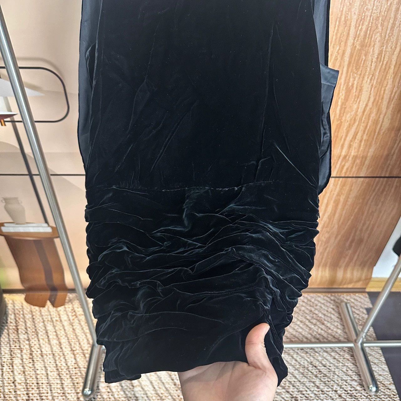 Saint Laurent Paris Saint Laurent Paris Black Swan pleated skirt Size US 40 / EU 56 - 3 Thumbnail