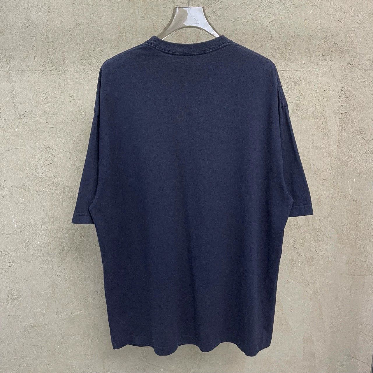 Balenciaga Balenciaga navy blue double-B wheat ear logo short sleeved T-shirt Size US XS / EU 42 / 0 - 3 Thumbnail