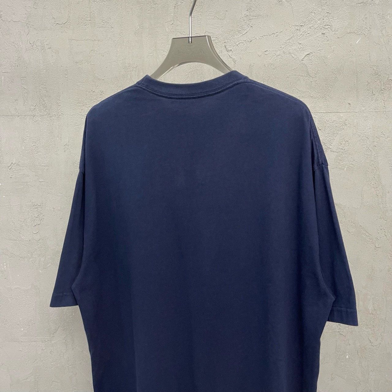 Balenciaga Balenciaga navy blue double-B wheat ear logo short sleeved T-shirt Size US XS / EU 42 / 0 - 5 Thumbnail