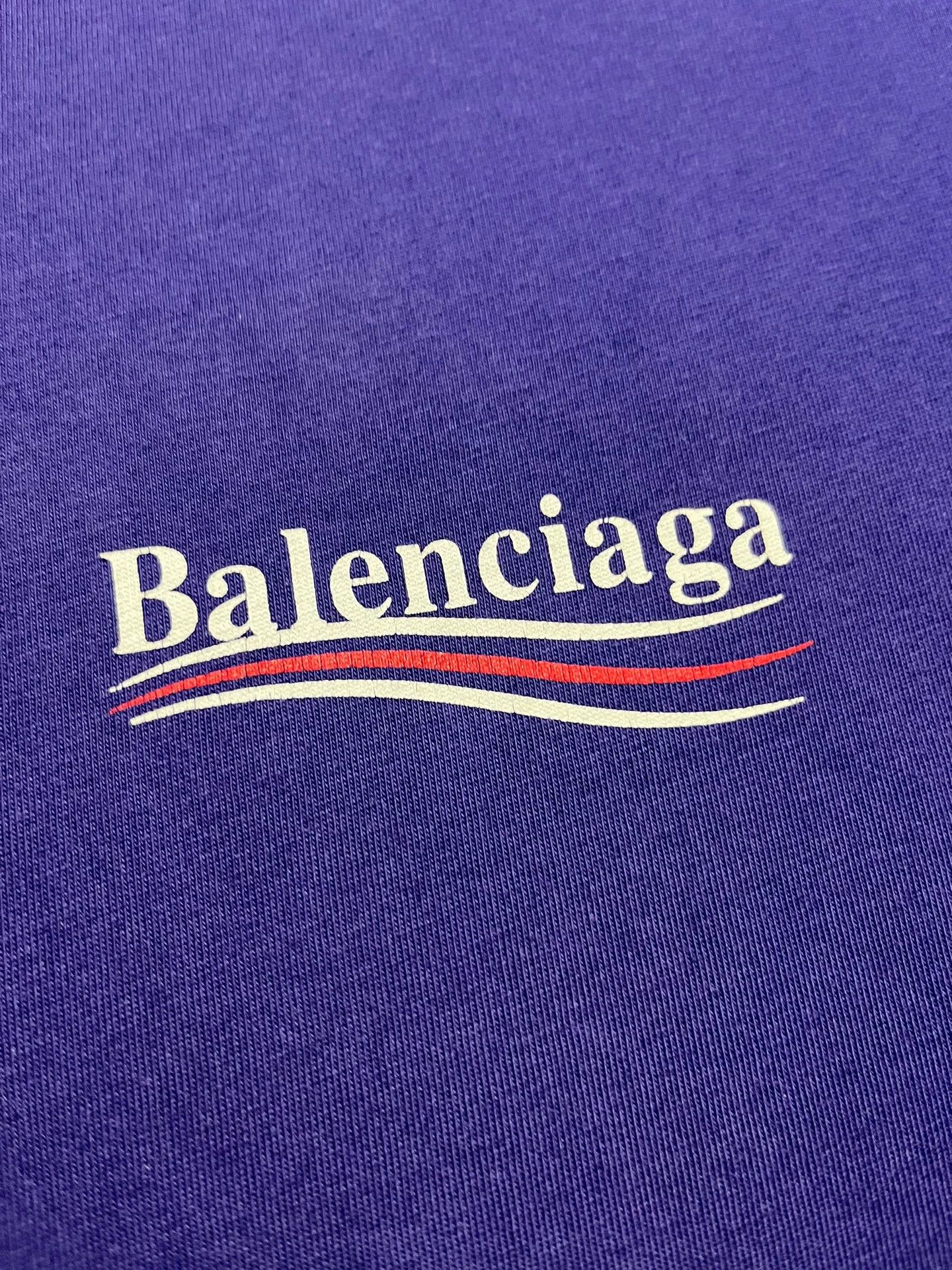Balenciaga Balenciaga Purple Cola Wave M Short sleeved T-shirt Size US M / EU 48-50 / 2 - 3 Thumbnail