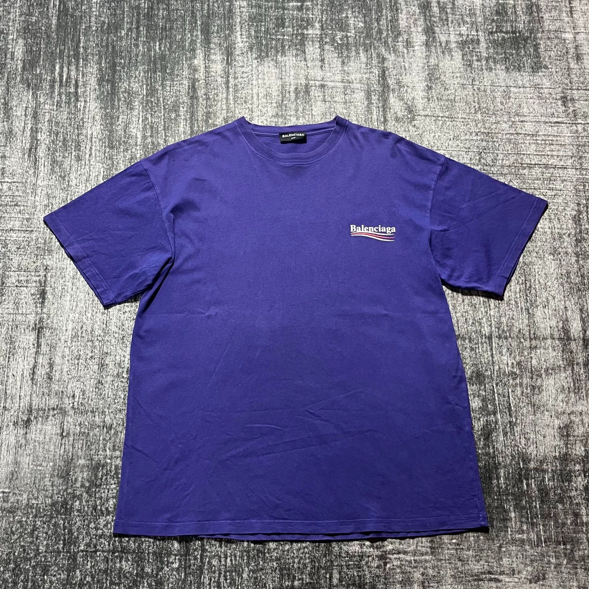 Balenciaga Balenciaga Purple Cola Wave M Short sleeved T-shirt Size US M / EU 48-50 / 2 - 2 Thumbnail