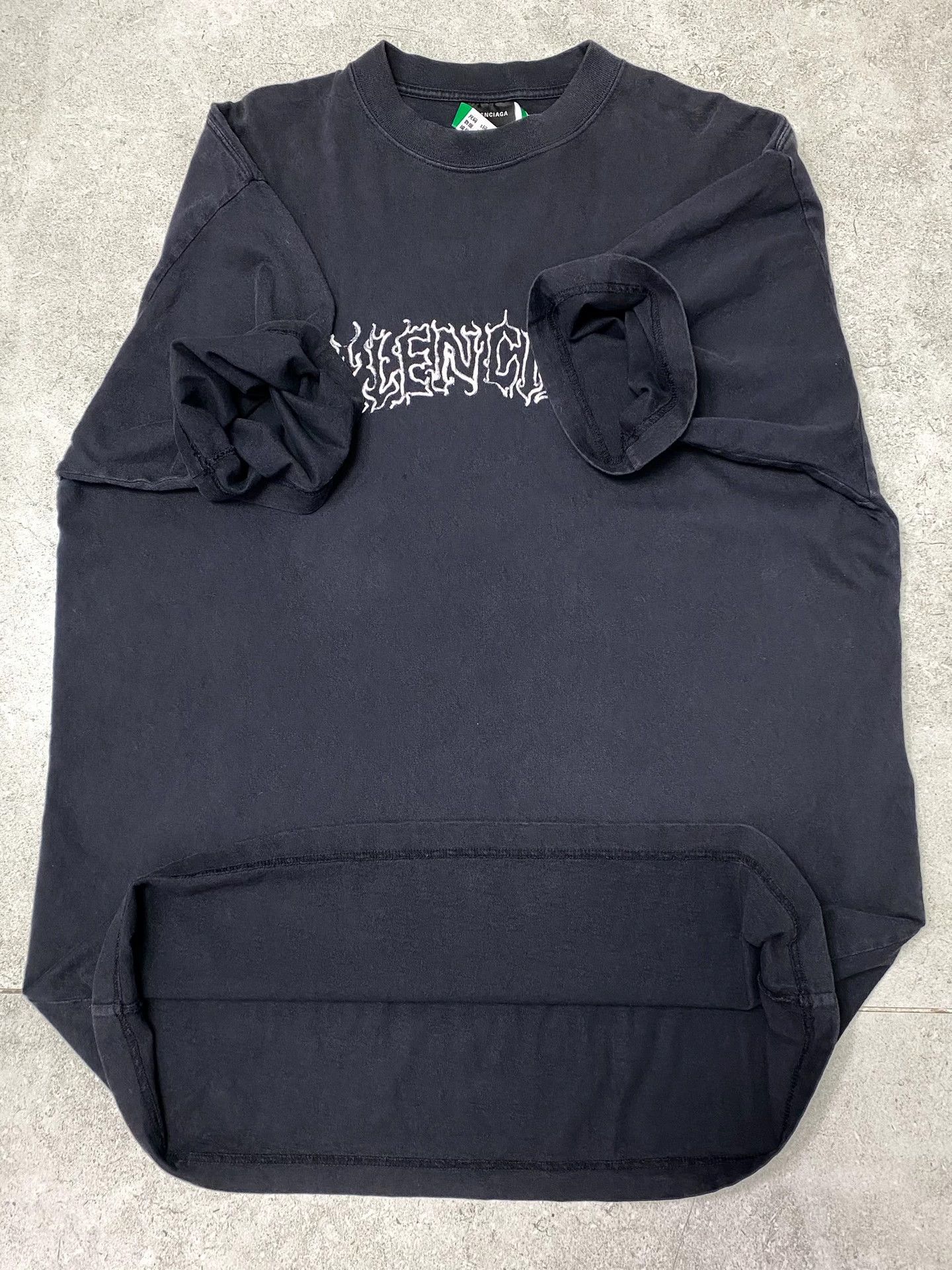 Balenciaga Balenciaga SS24 New Year collection washed faded letter printed short sleeves Size US S / EU 44-46 / 1 - 6 Thumbnail