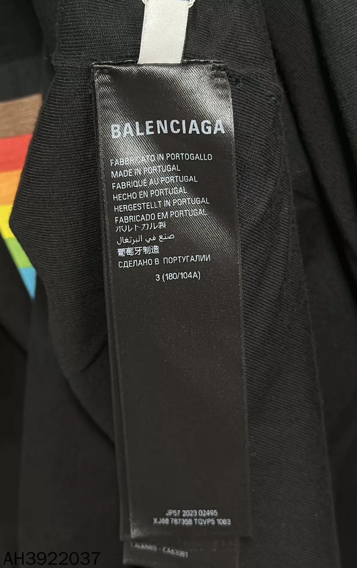 Balenciaga Balenciaga 24 new rainbow short sleeves Size US L / EU 52-54 / 3 - 4 Thumbnail