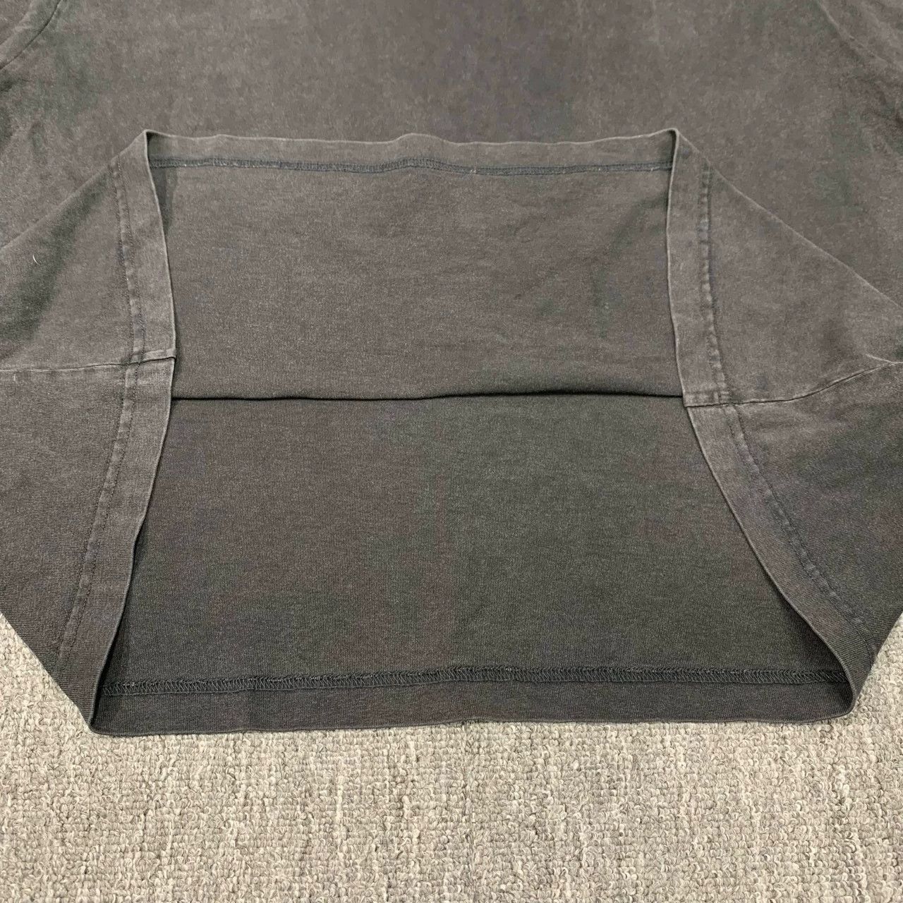 Balenciaga Balenciaga Double sided black flame B washed distressed short sleeved shirt Size US XXS / EU 40 - 5 Thumbnail