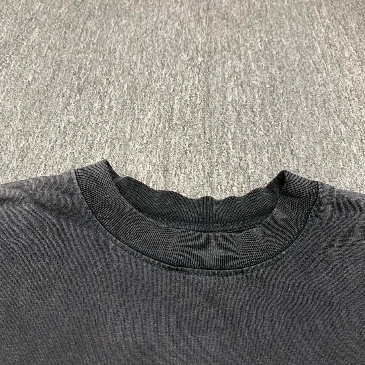 Balenciaga Balenciaga Double sided black flame B washed distressed short sleeved shirt Size US XXS / EU 40 - 4 Thumbnail