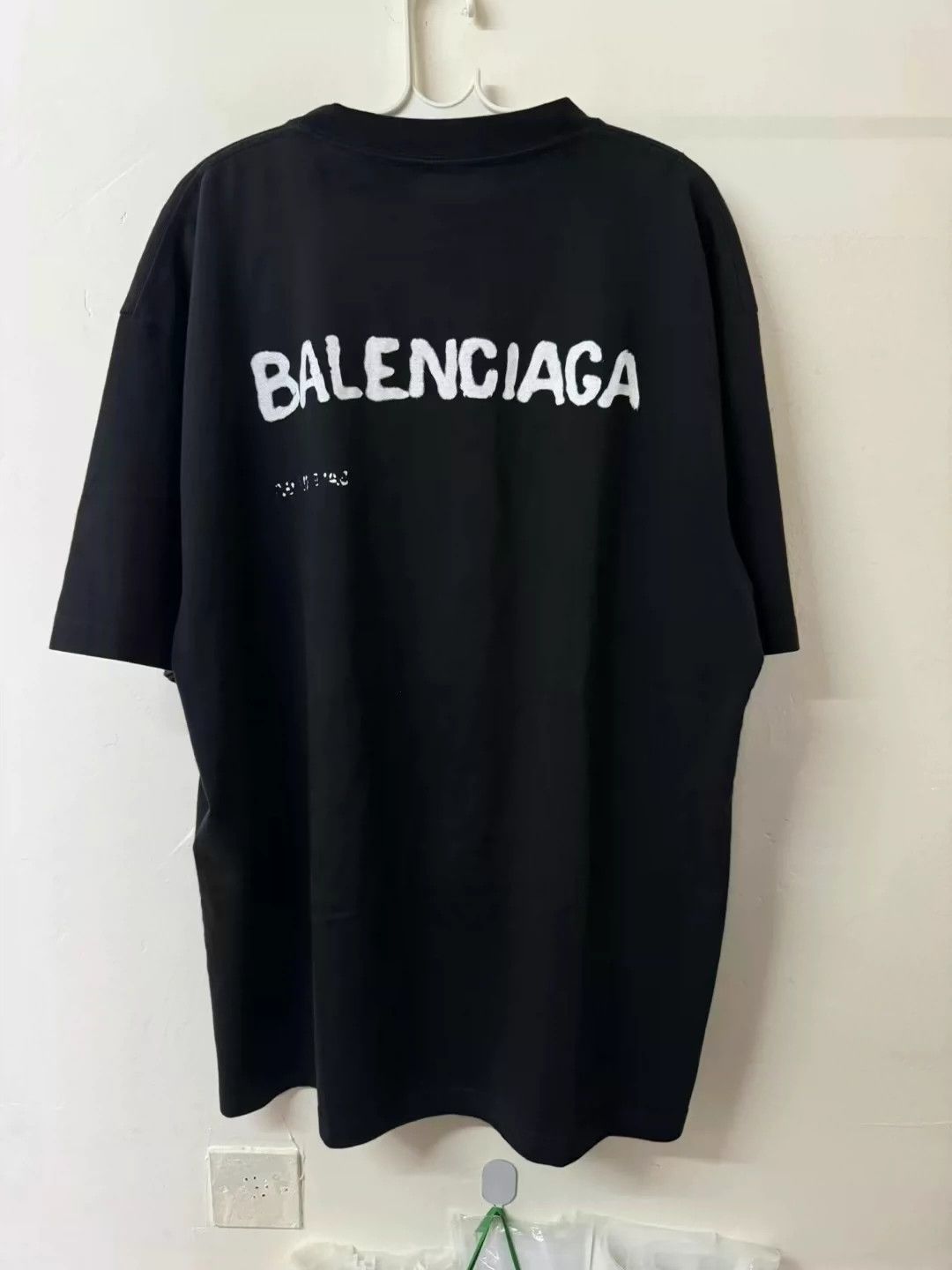 Balenciaga Balenciaga splashed ink blurred letter logo short sleeves Size US S / EU 44-46 / 1 - 2 Thumbnail