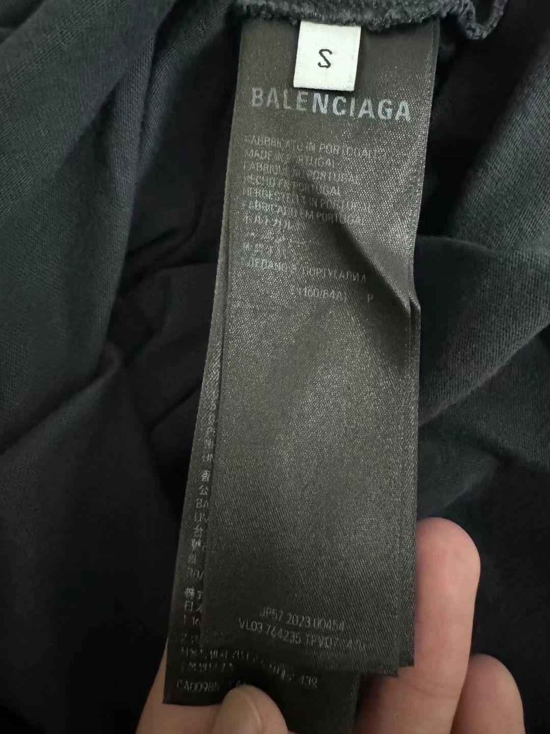 Balenciaga Balenciaga 3b Embroidered Short Sleeve Size US S / EU 44-46 / 1 - 4 Thumbnail