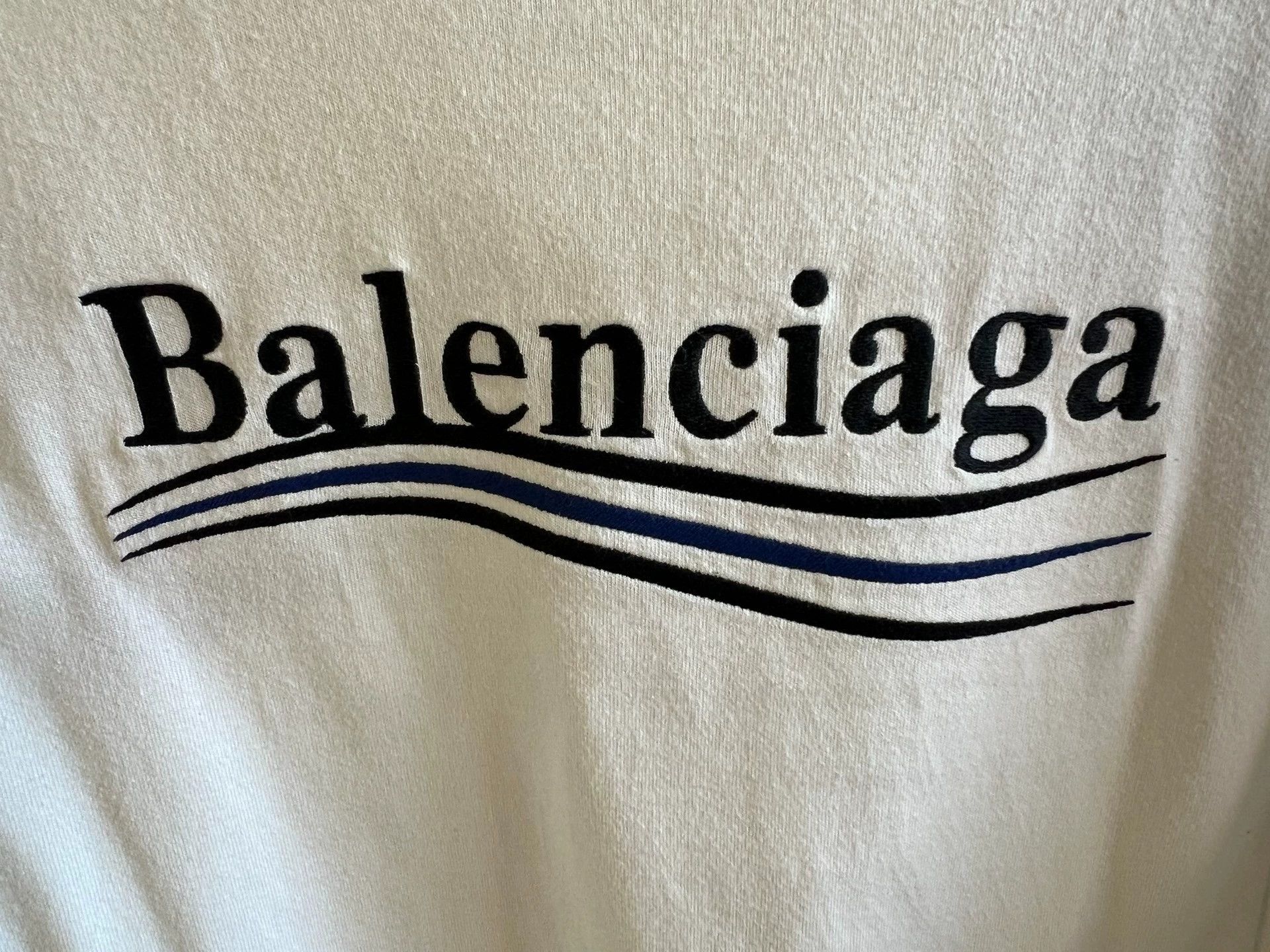 Balenciaga Balenciaga short sleeved cola embroidery Size US M / EU 48-50 / 2 - 4 Thumbnail