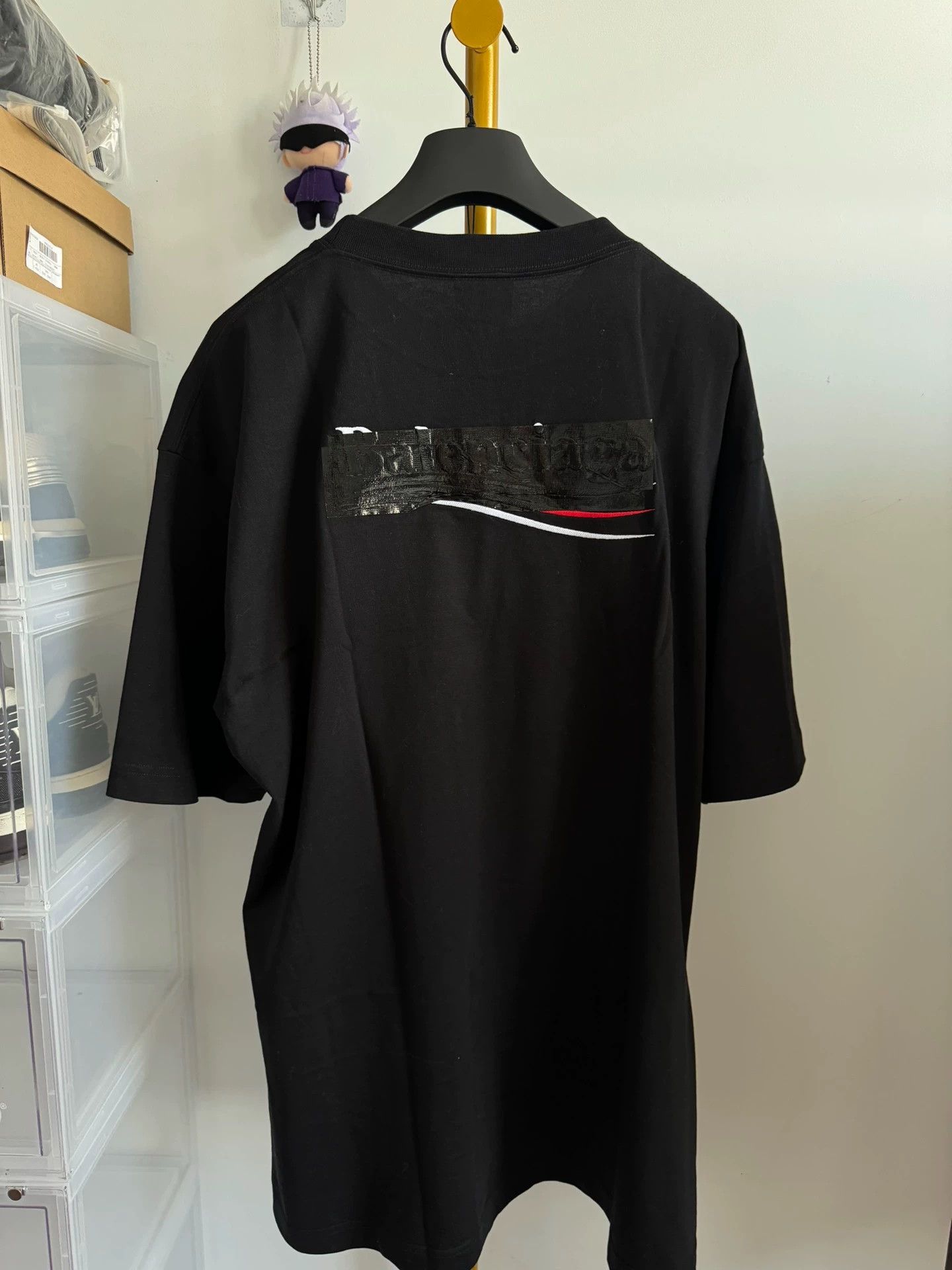 Balenciaga Balenciaga Tape Cola Short Sleeve Size US M / EU 48-50 / 2 - 2 Thumbnail