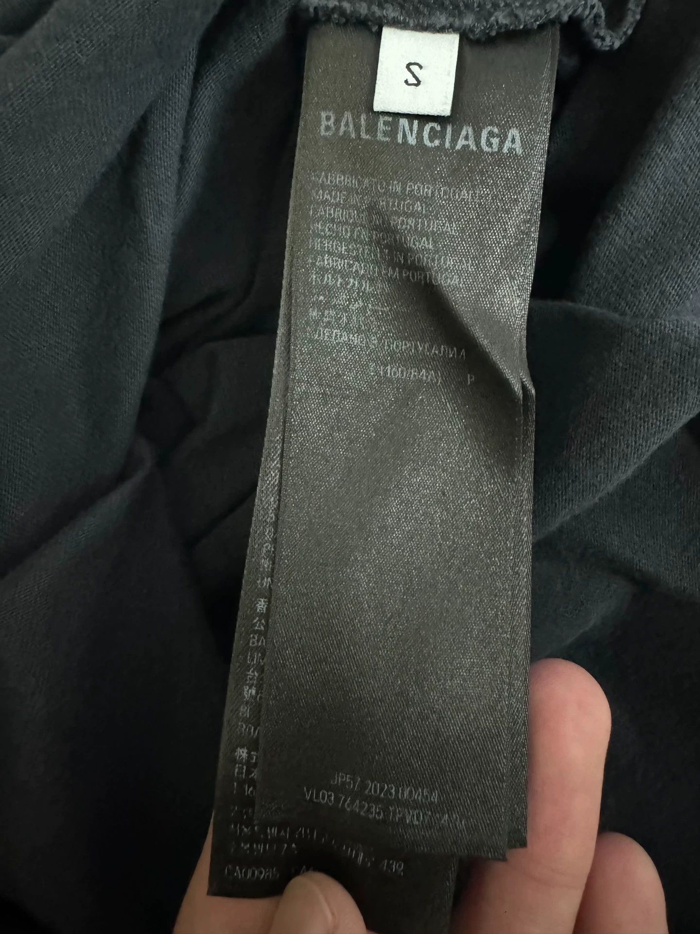 Balenciaga Balenciaga 3b Embroidered Short Sleeve Size US S / EU 44-46 / 1 - 4 Thumbnail
