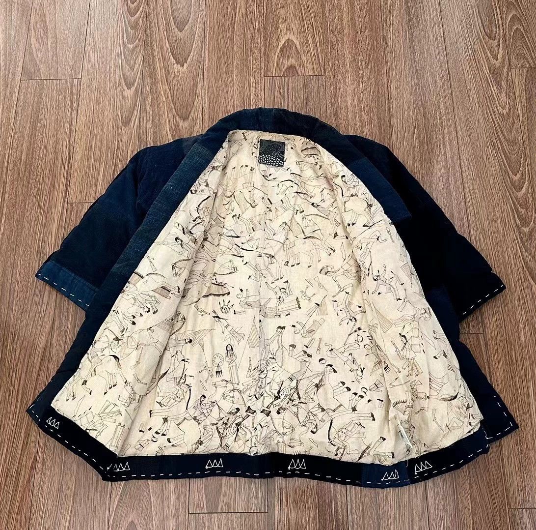 Visvim VISVIM ICT SANJURO KIMONO DOWN KOFU INDIGO Size US M / EU 48-50 / 2 - 3 Thumbnail