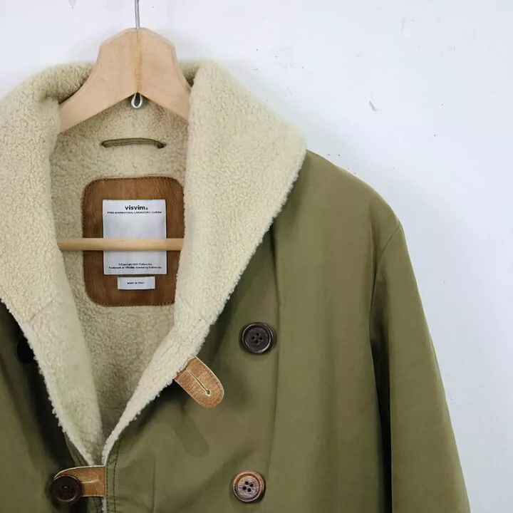 Visvim visvim Nakamura Century Signature double-breasted fleece outdoor jacket coat trench coat Size US L / EU 52-54 / 3 - 2 Thumbnail