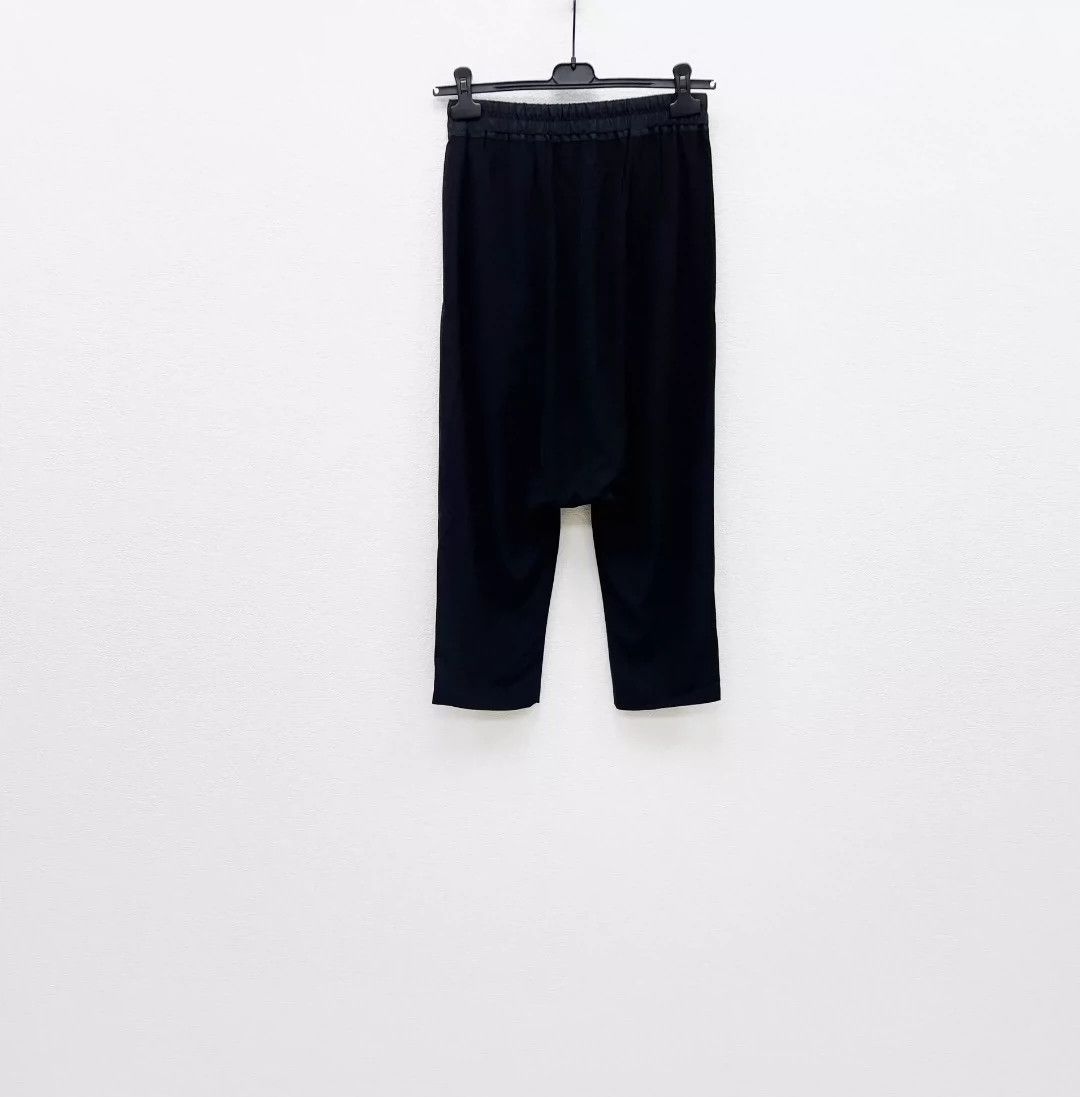 Rick Owens Rick owens Wool and silk blended drawstring slacks Size US 32 / EU 48 - 4 Thumbnail