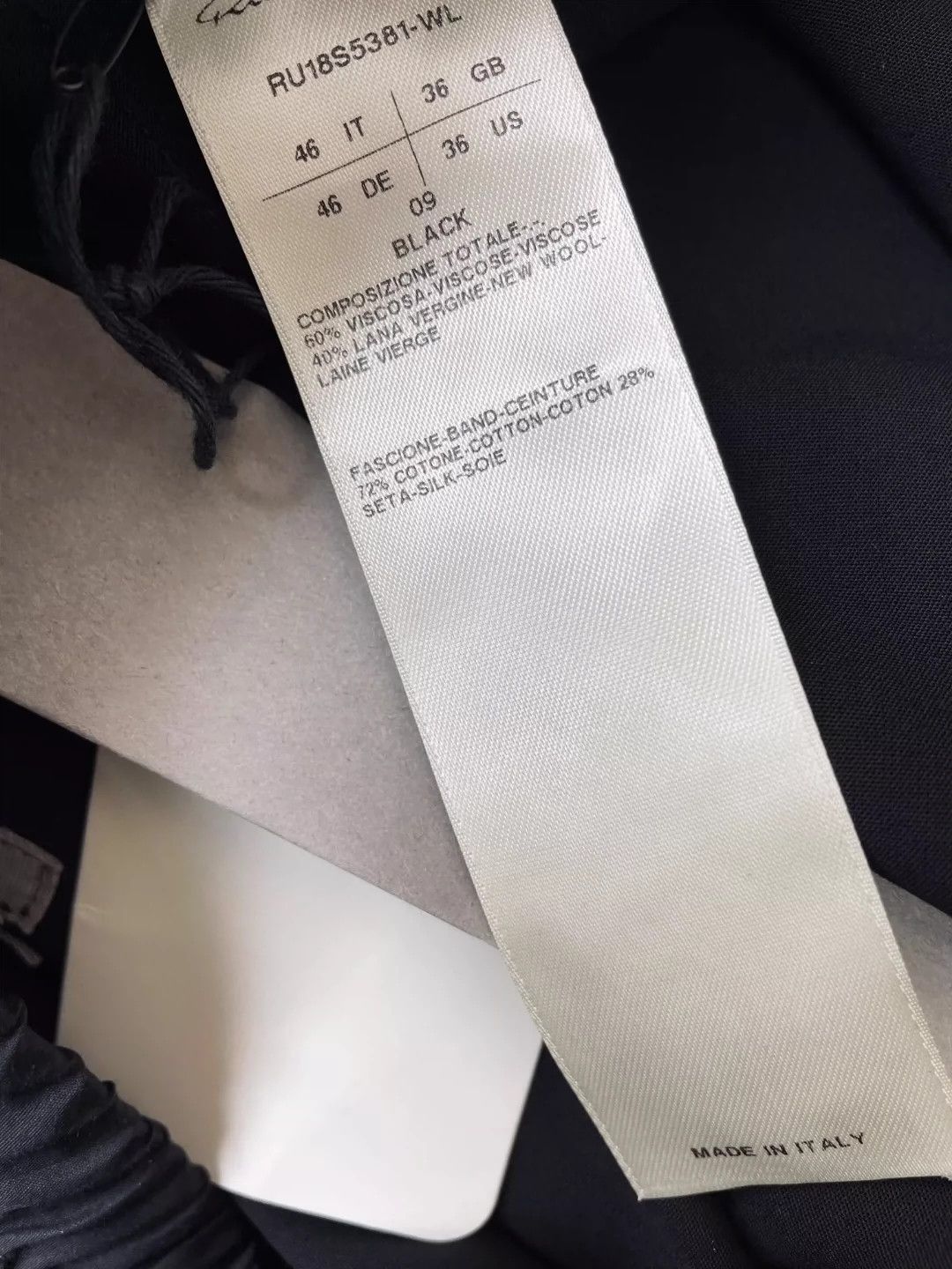 Rick Owens Rick owens Wool and silk blended drawstring slacks Size US 32 / EU 48 - 6 Thumbnail