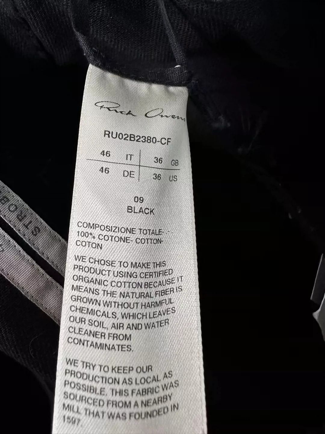 Rick Owens Rick owens New hanging crotch drawstring trousers Size US 32 / EU 48 - 4 Thumbnail